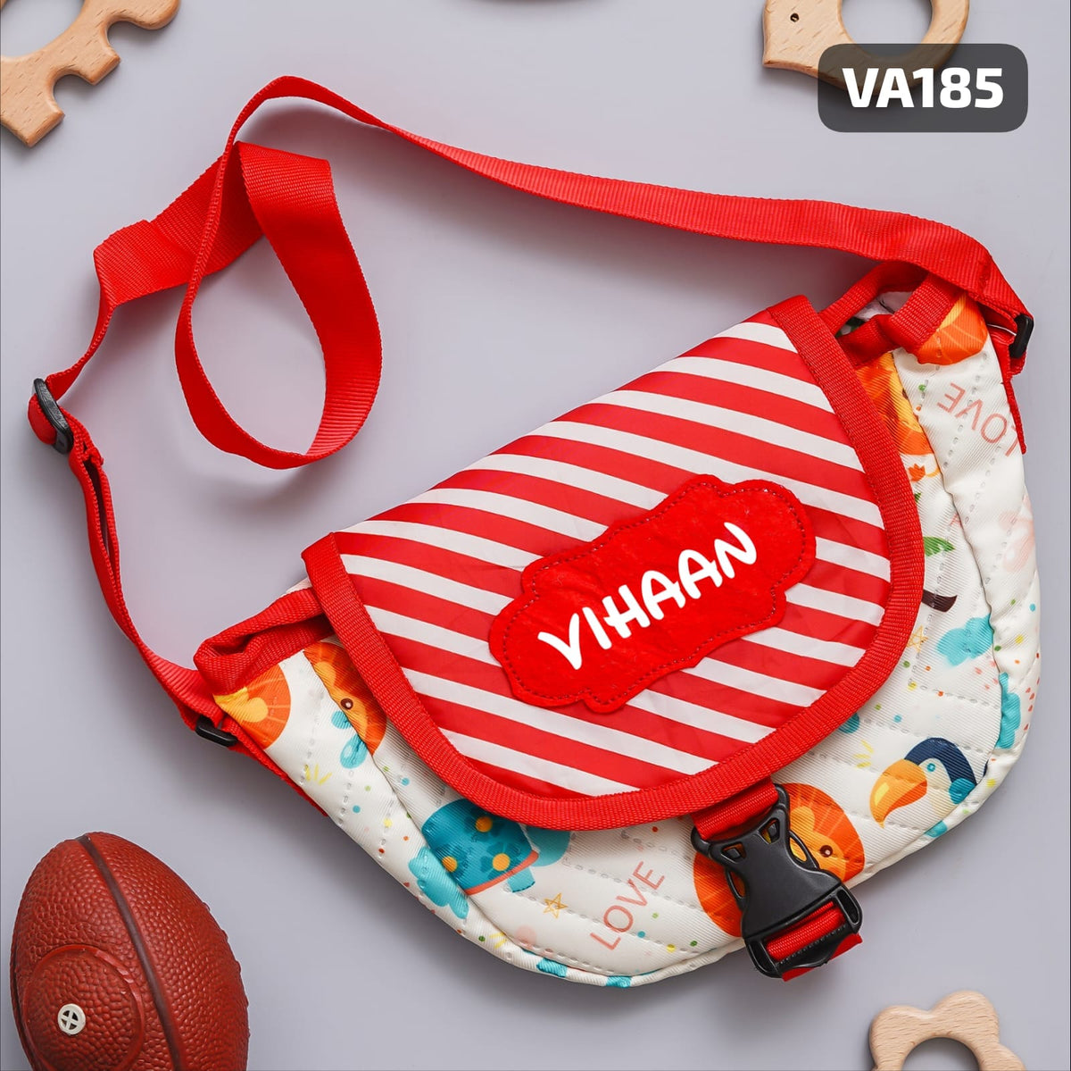 Personalised Kids Premium Fashionable Sling Bag (VA184 - VA193) - The Gifting Era