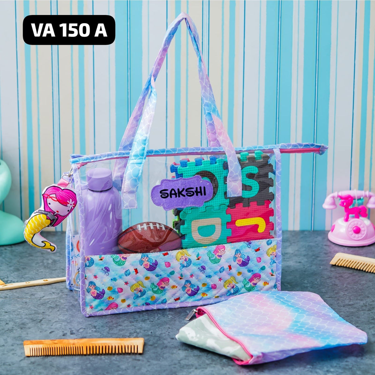 Personalised Kids Premium Swimming Bag (VA145 - VA151) - The Gifting Era