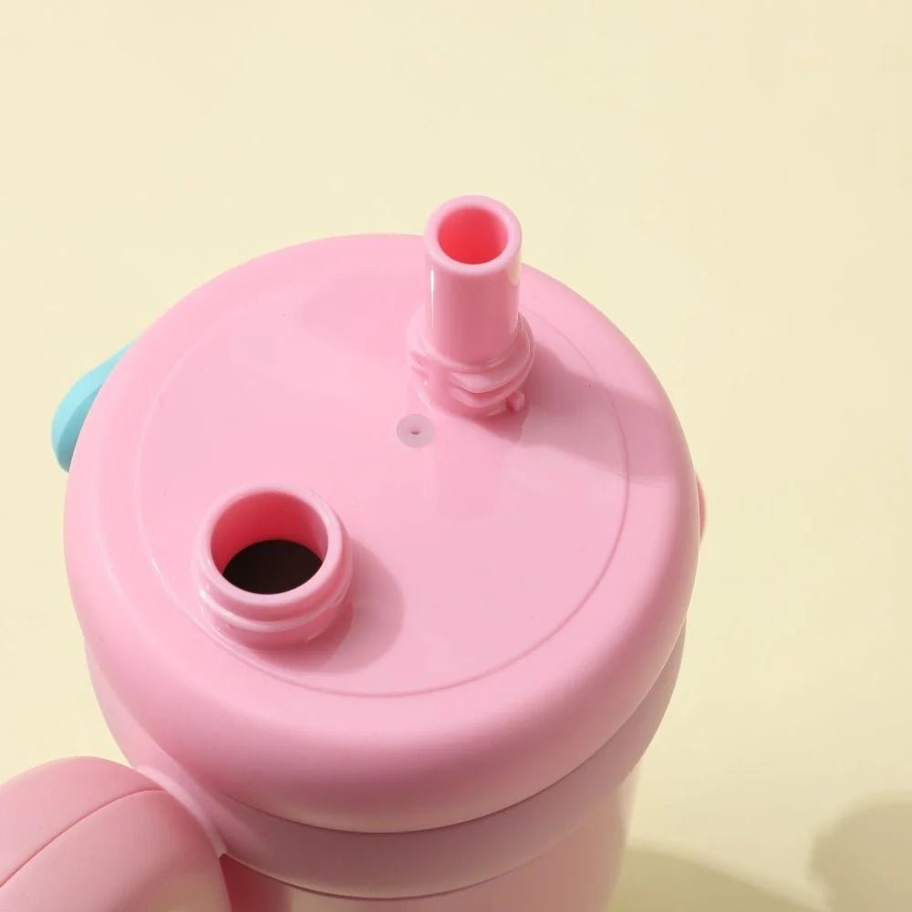 Personalised Kids Rainbow Sip Tumbler with Double Wall Vacuum Hot & Cold - Leakproof - 900 ML - The Gifting Era