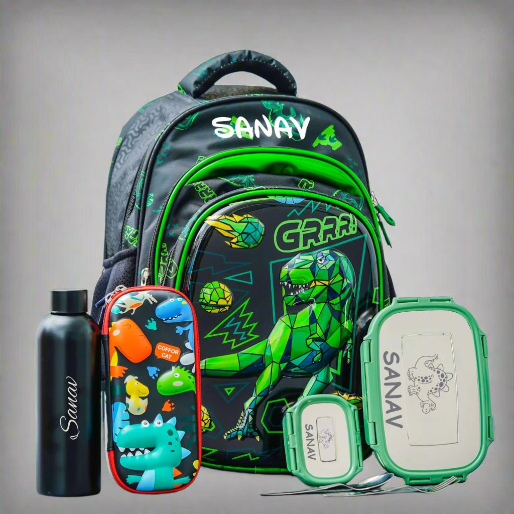 Personalised Kids Space Theme Premium School Bag Hamper (VA236) - The Gifting Era