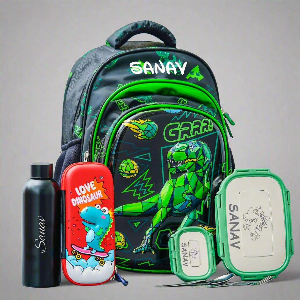 Personalised Kids Space Theme Premium School Bag Hamper (VA236) - The Gifting Era