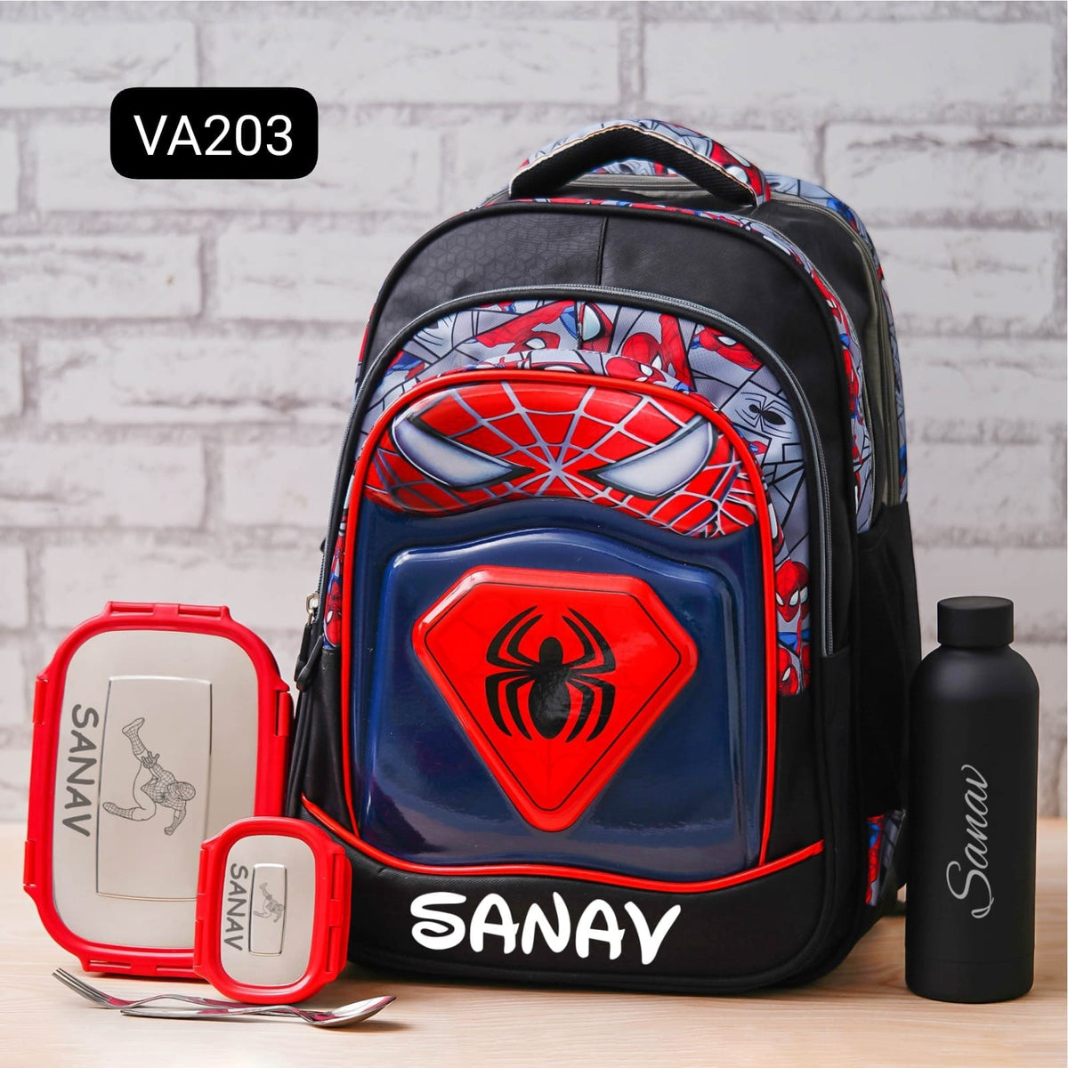 Personalised Kids Theme Premium School Bag Hamper (VA202 - VA204) - The Gifting Era