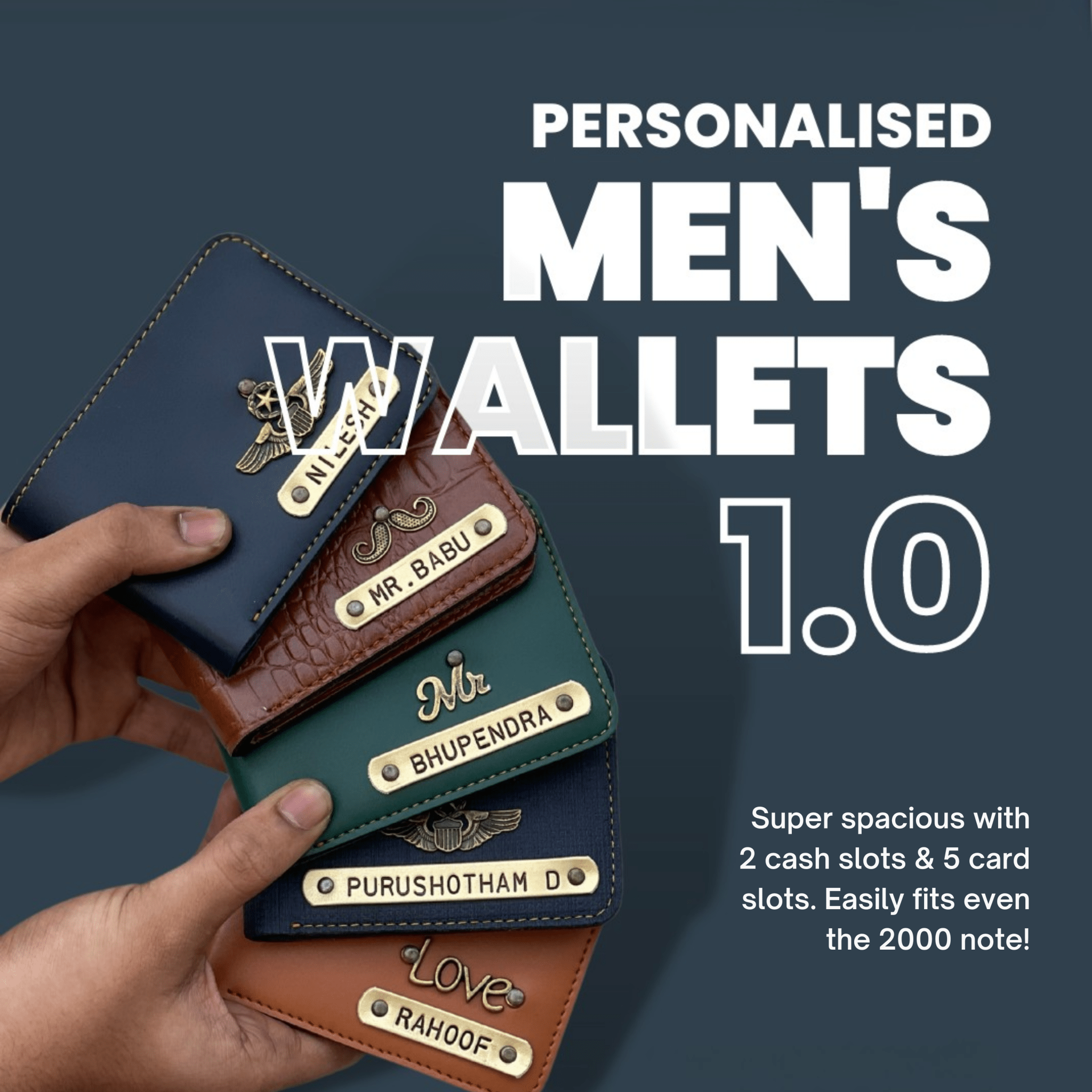 Personalised Men's Wallet 1.0 - MW1 - The Gifting Era