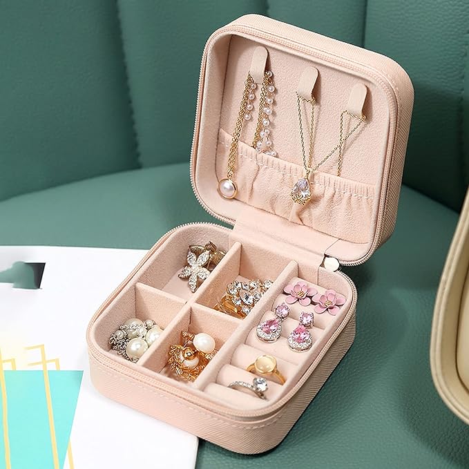 Personalised Mini Portable Jewellery Organiser Box - The Gifting Era