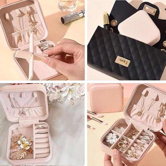 Personalised Mini Portable Jewellery Organiser Box - The Gifting Era