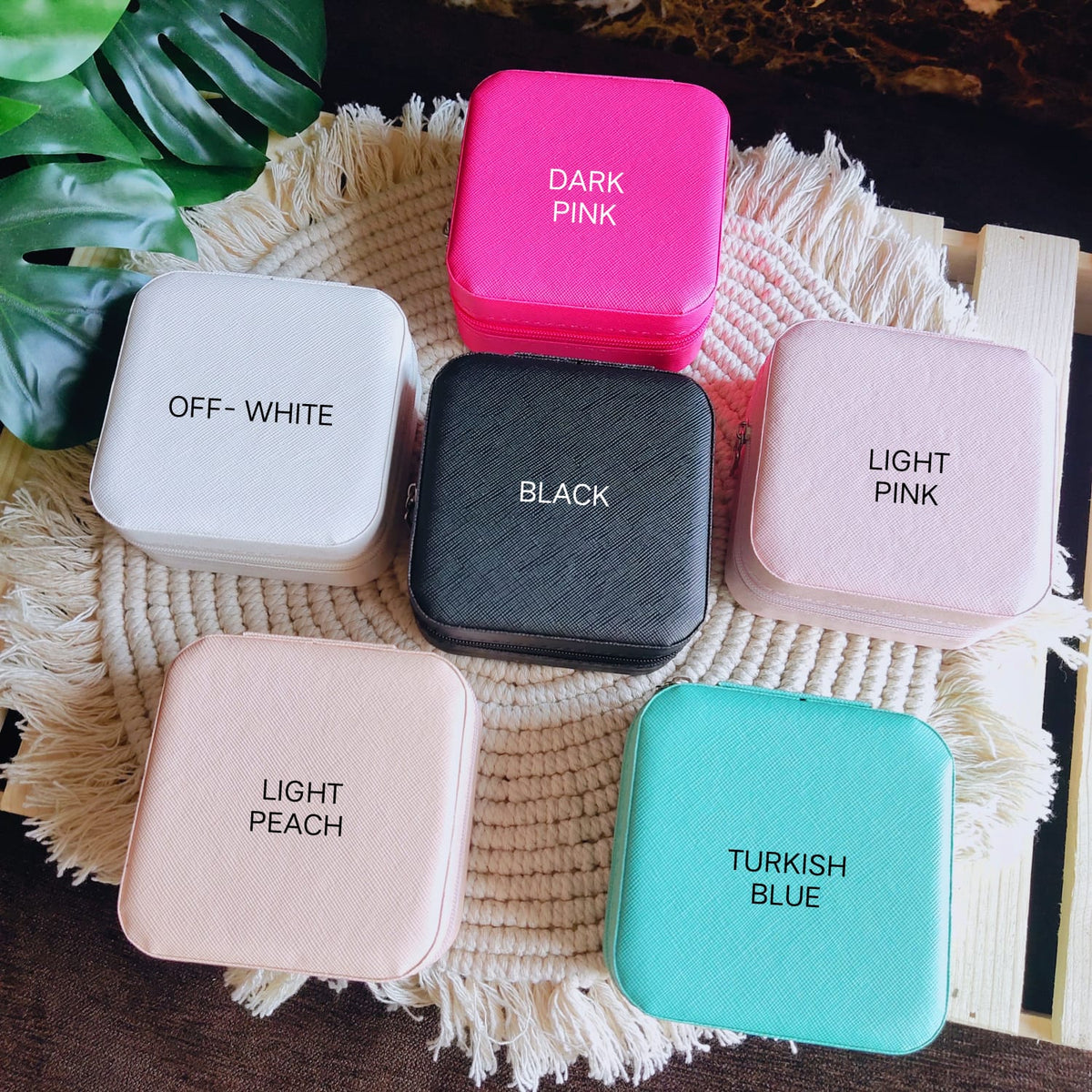 Personalised Mini Portable Jewellery Organiser Box - The Gifting Era