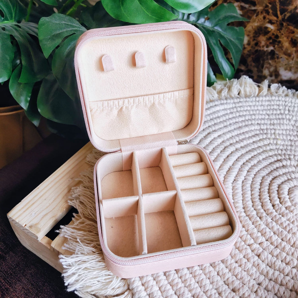 Personalised Mini Portable Jewellery Organiser Box - The Gifting Era