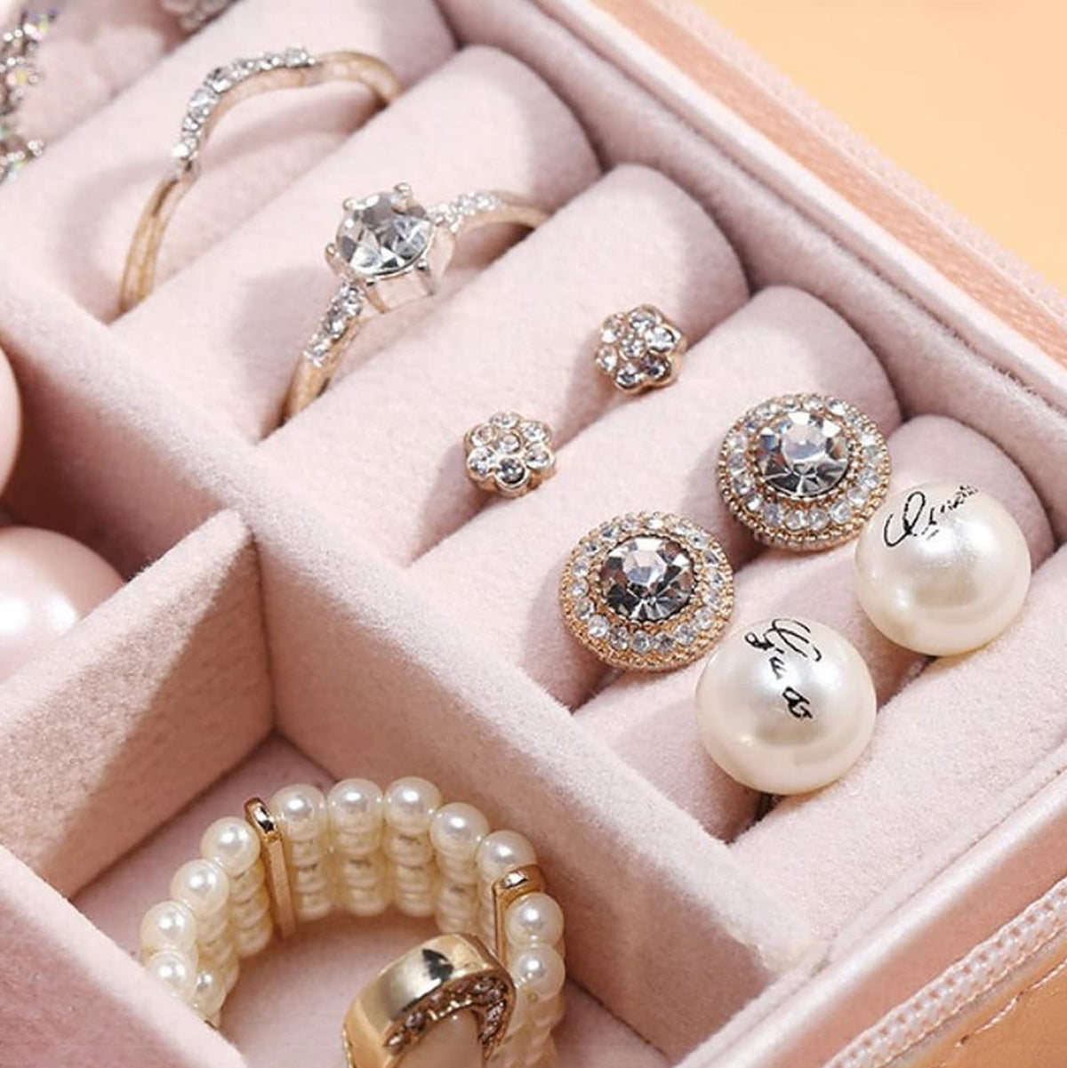 Personalised Mini Portable Jewellery Organiser Box - The Gifting Era