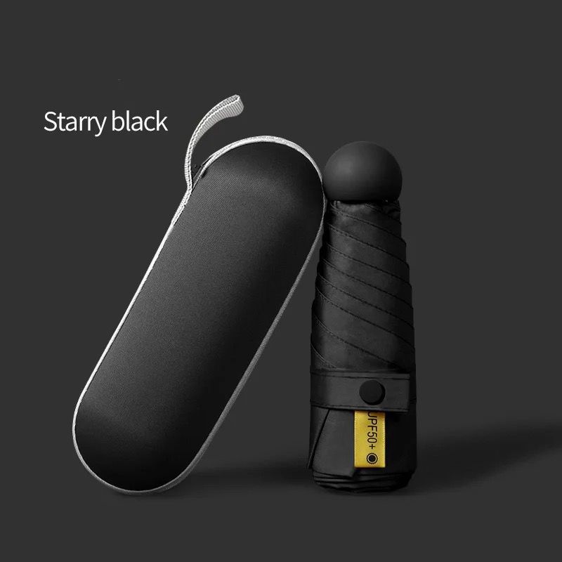 Personalised Mini Travel Folding Umbrella - UPF 50+ Sun & Rain Protection - The Gifting Era