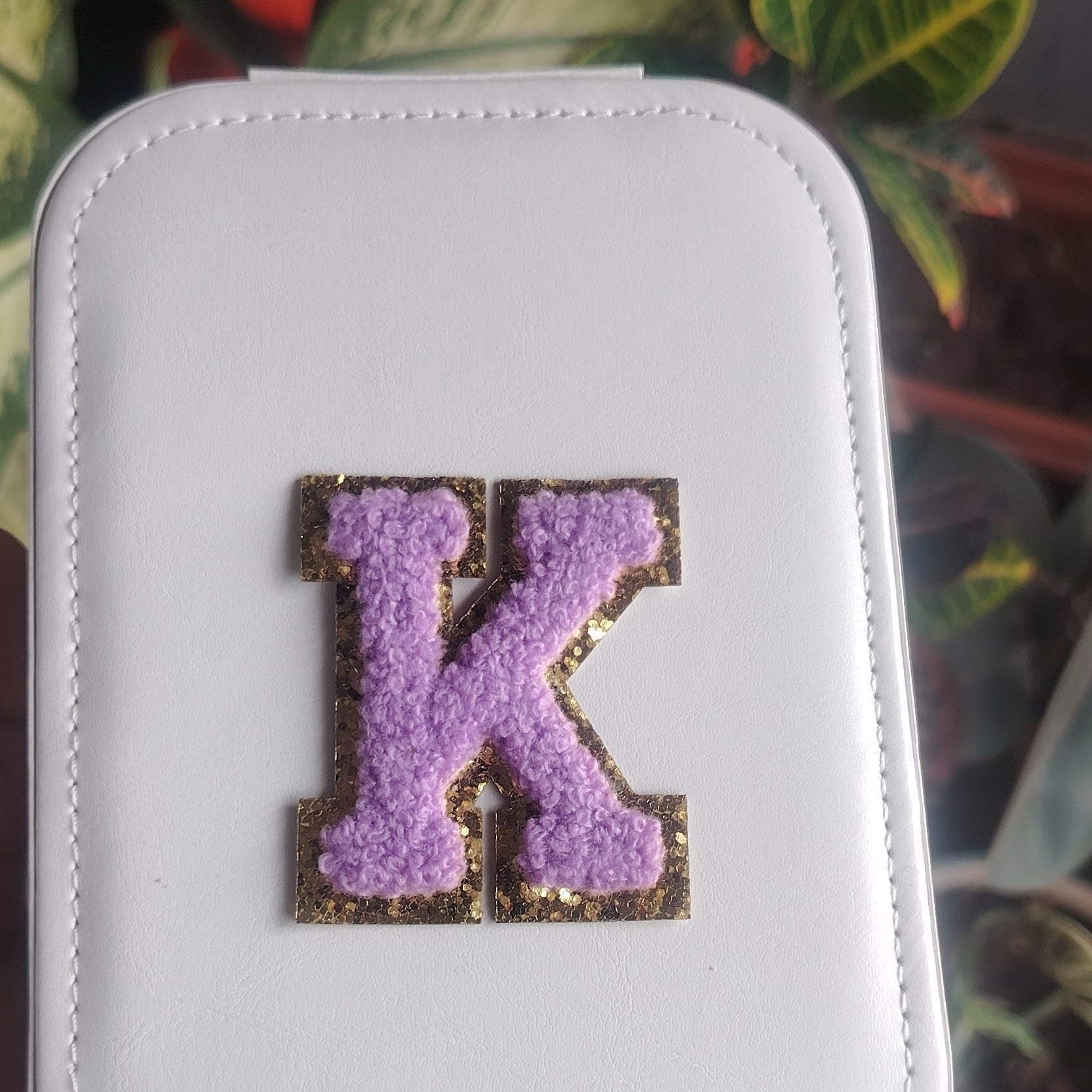Personalised Monogram Jewellery & Makeup Organiser Vanity Box with Rechargeable Touch Sensor Led Mirror - 3 Light Mode - The Gifting Era