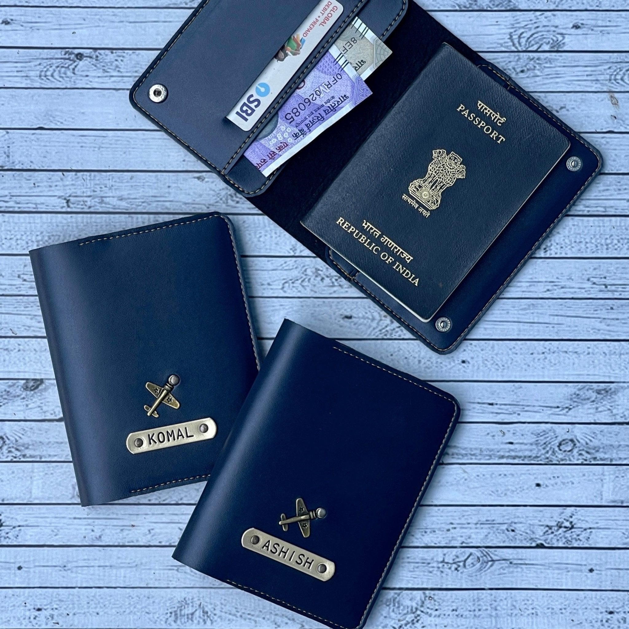 Personalised Passport Cover With Clip - CPPC - The Gifting Era