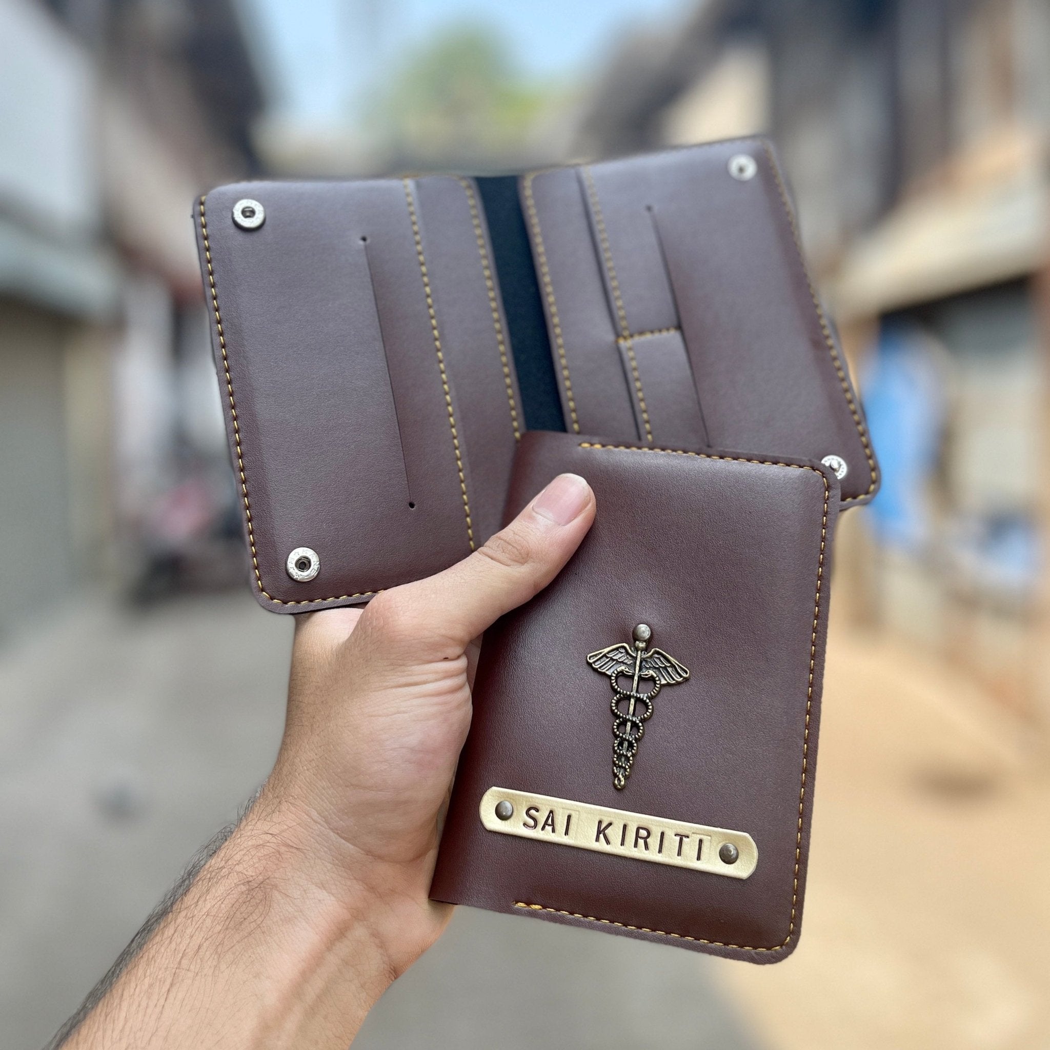 Personalised Passport Cover With Clip - CPPC - The Gifting Era