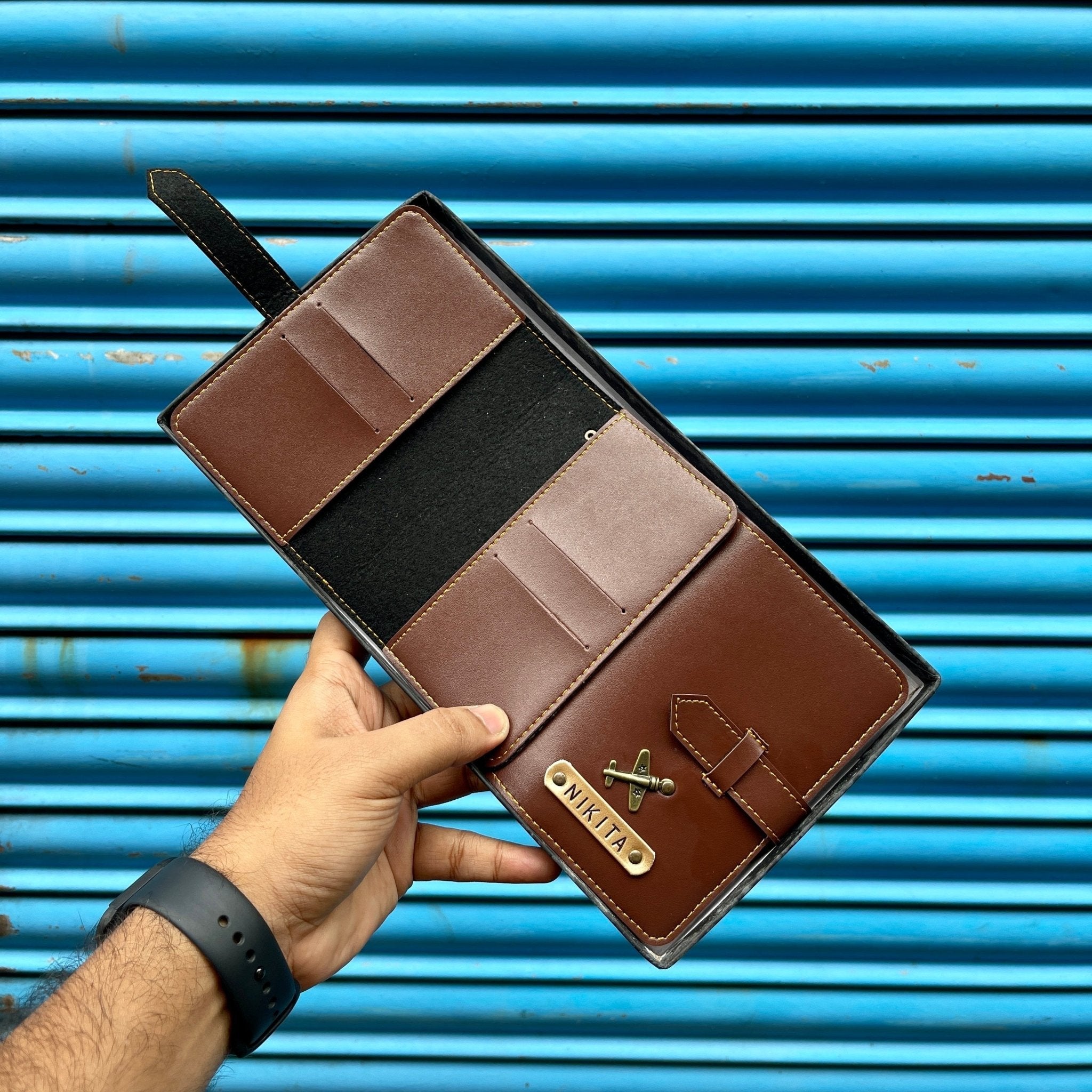 Personalised Passport Cover With Lock - LPPC - The Gifting Era