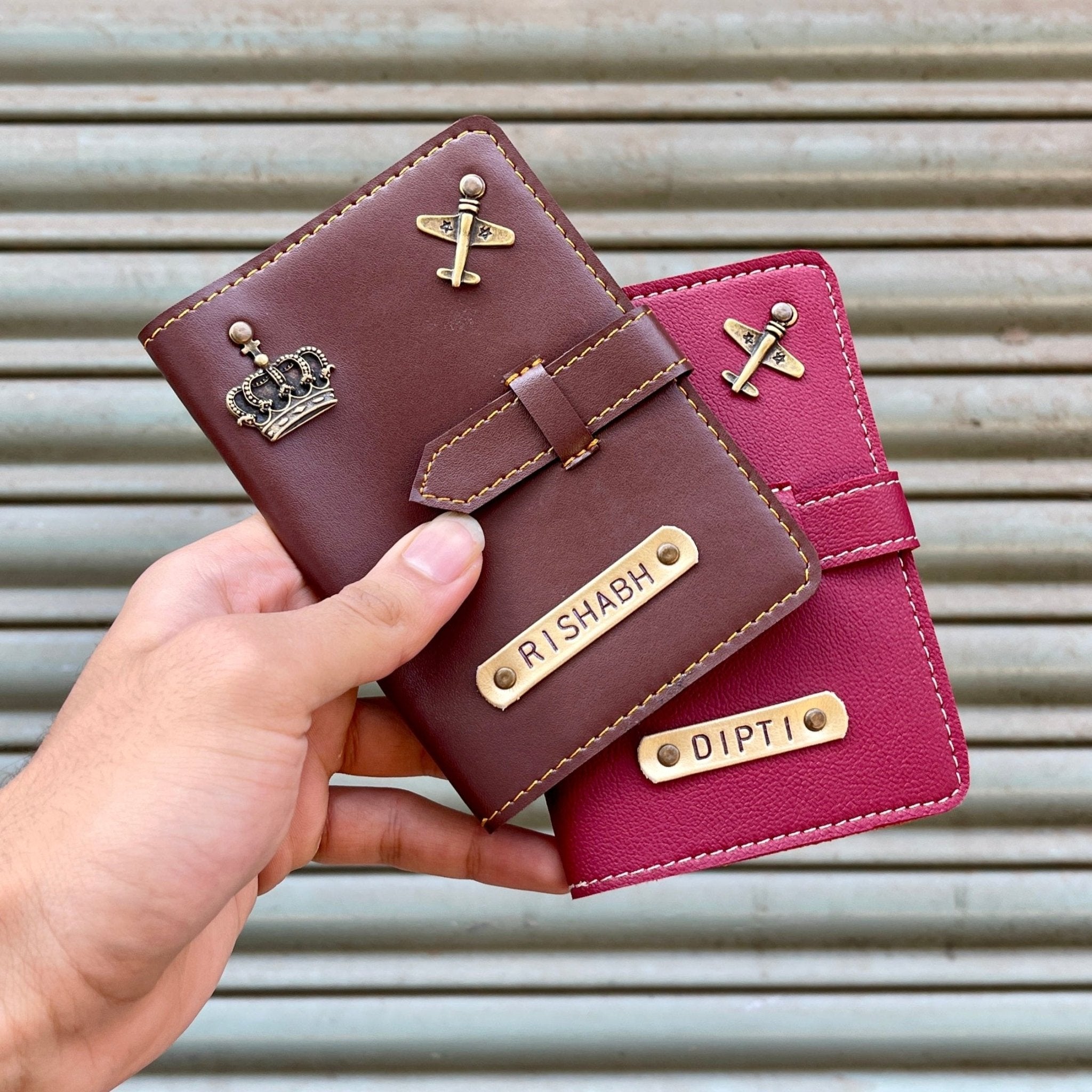 Personalised Passport Cover With Lock - LPPC - The Gifting Era