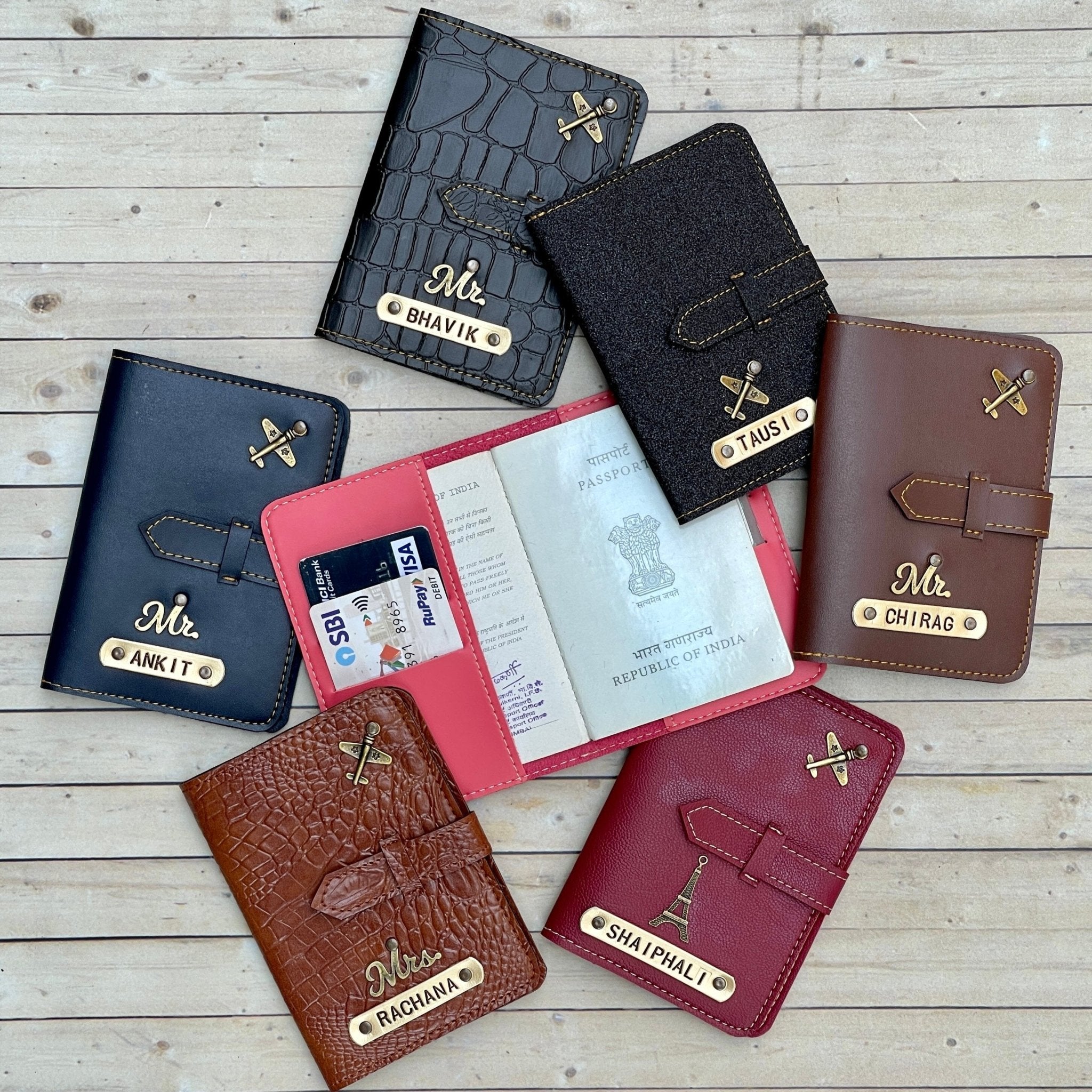 Personalised Passport Cover With Lock - LPPC - The Gifting Era