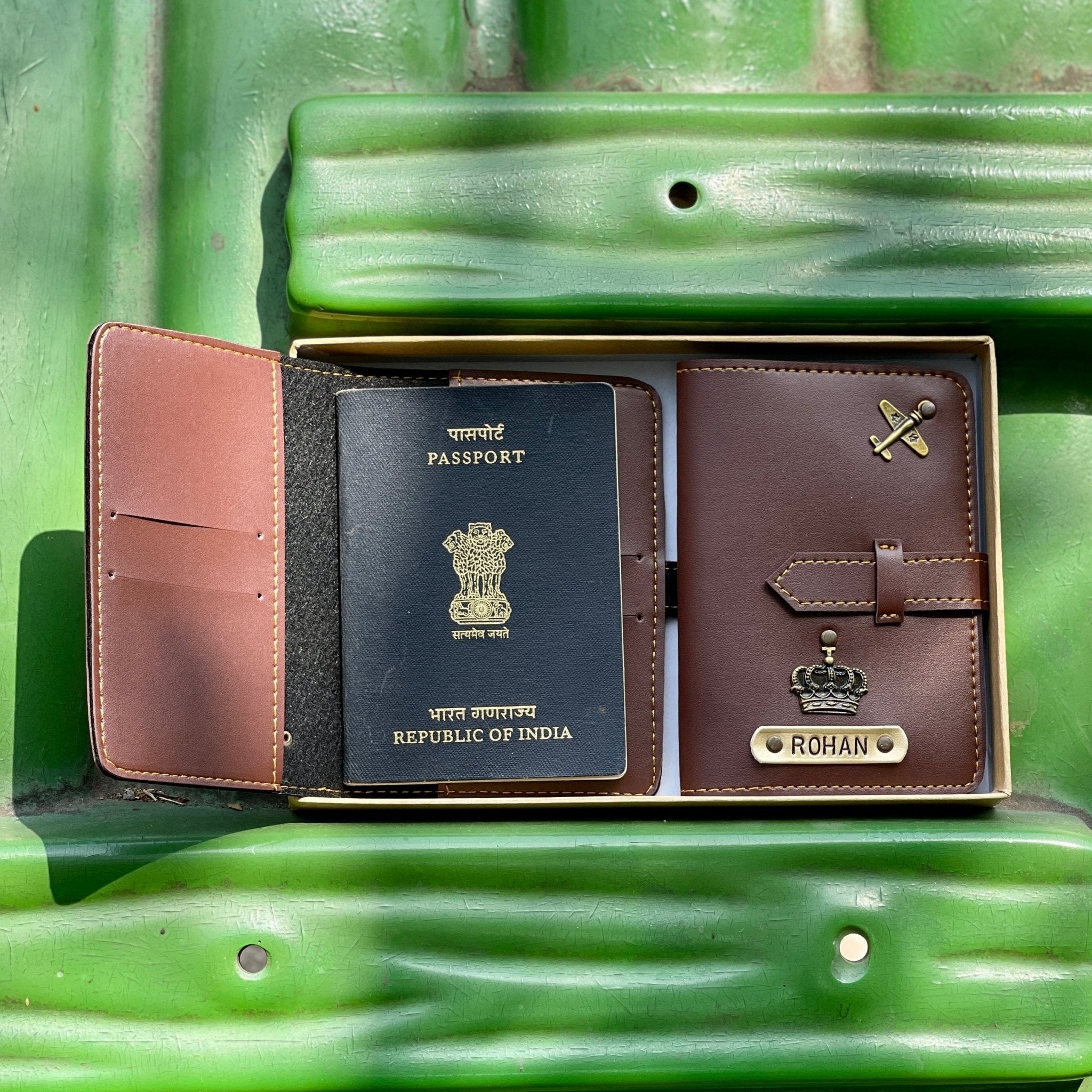Personalised Passport Cover With Lock - LPPC - The Gifting Era