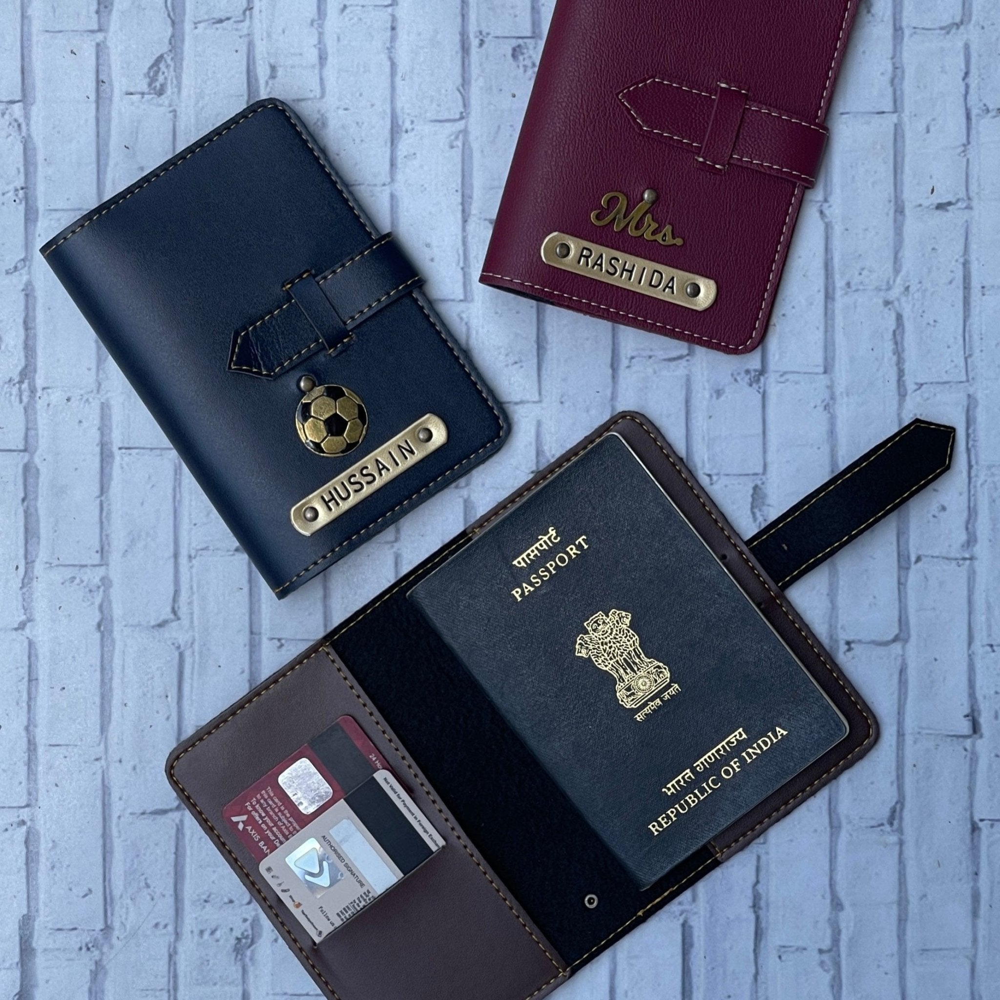 Personalised Passport Cover With Lock - LPPC - The Gifting Era