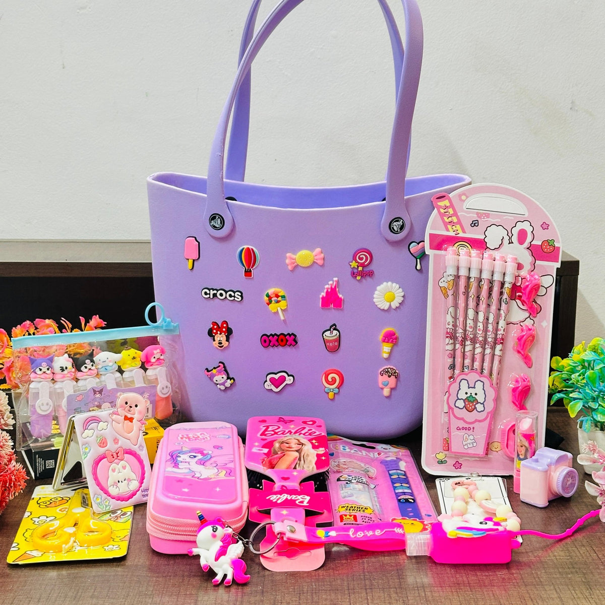 Personalised Premium Croc Bag Gifting Hamper for Kids - The Gifting Era