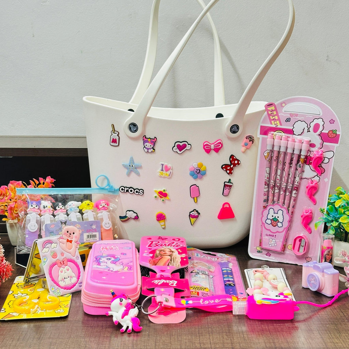 Personalised Premium Croc Bag Gifting Hamper for Kids - The Gifting Era