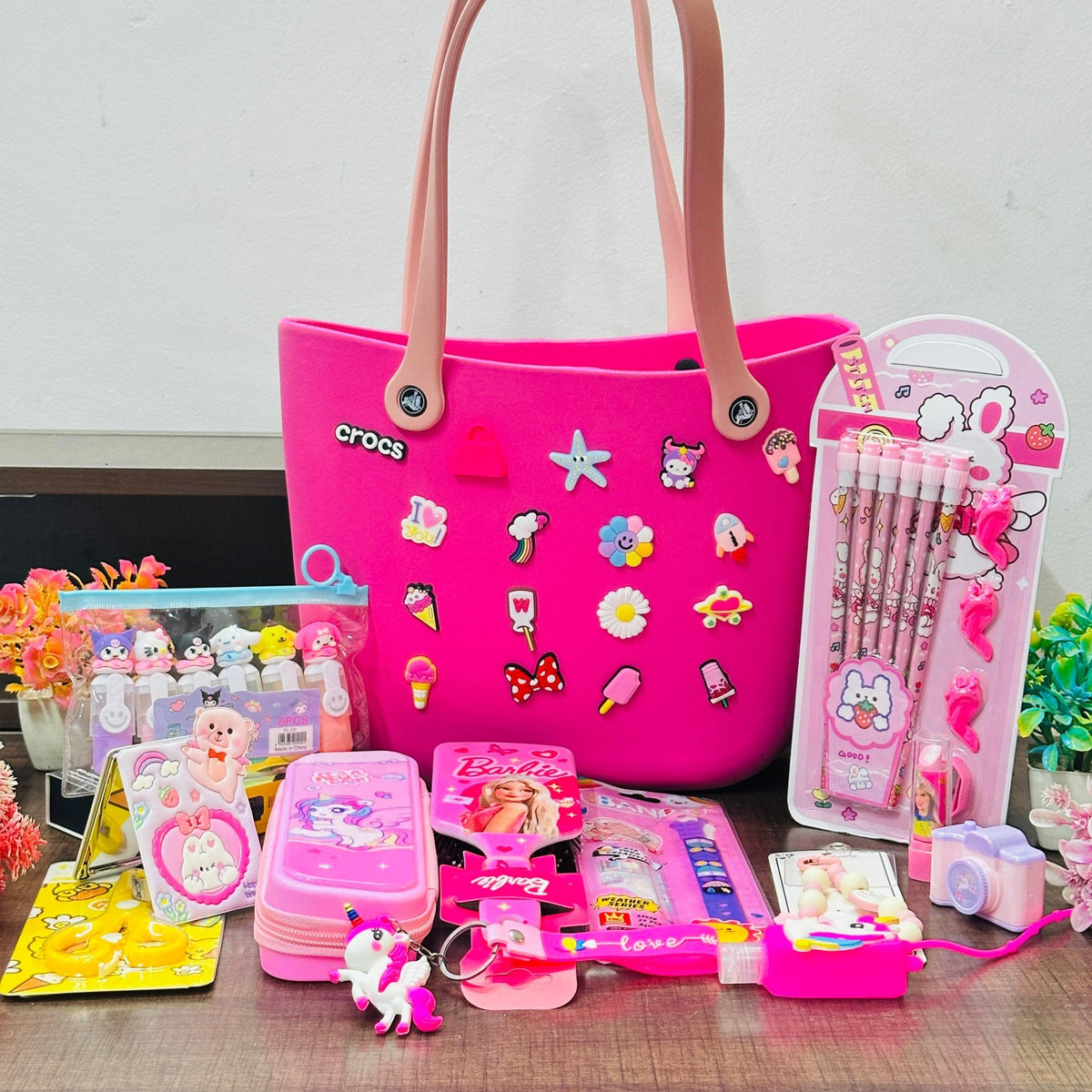 Personalised Premium Croc Bag Gifting Hamper for Kids - The Gifting Era