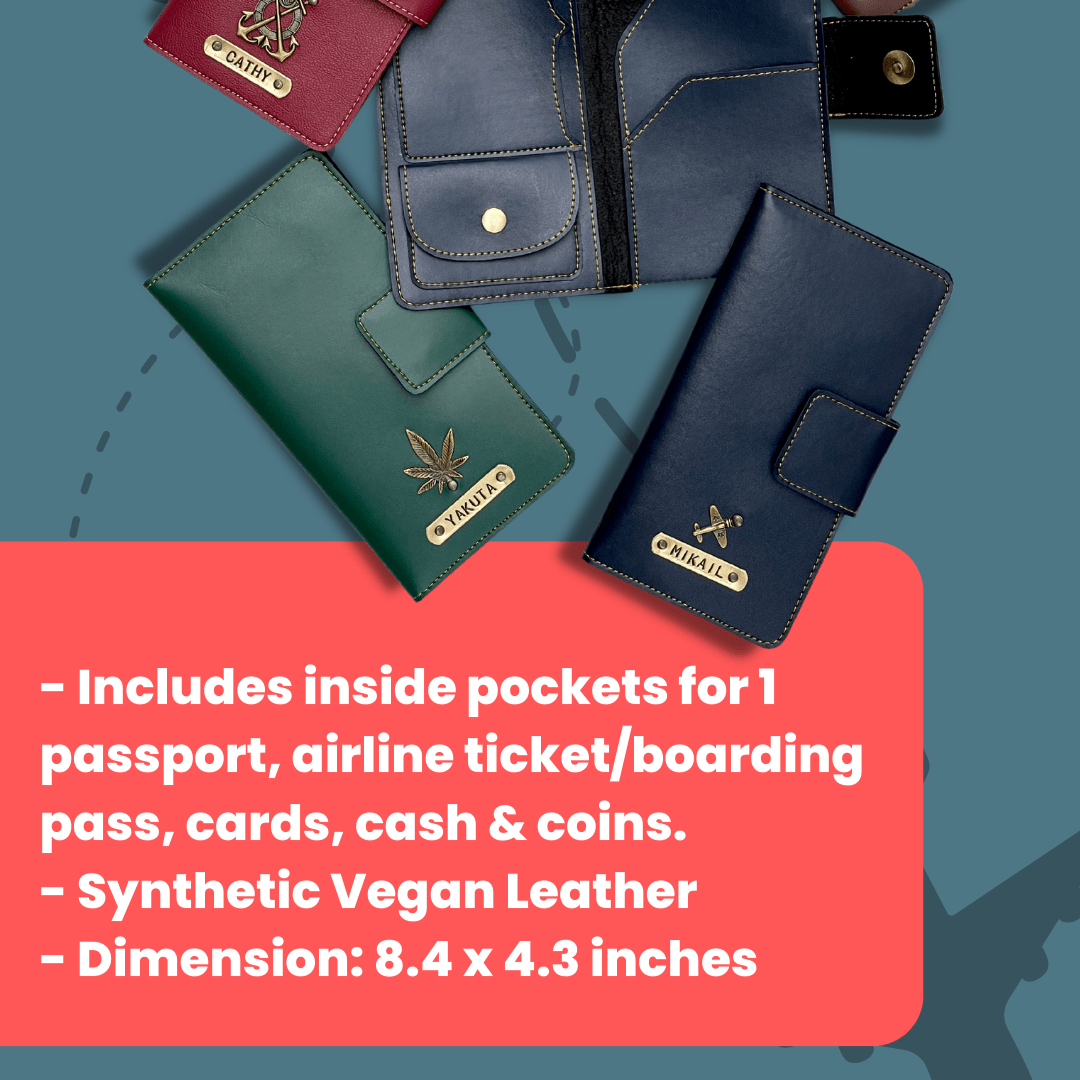 Personalised Premium Travel Wallet - TW - The Gifting Era