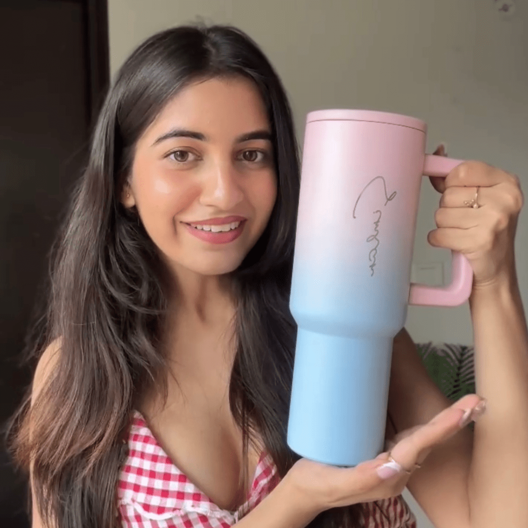 Personalised Quencher Stanley 1200 ML Double Wall Vacuum Tumbler With Straw & Straw Cleaner - The Gifting Era