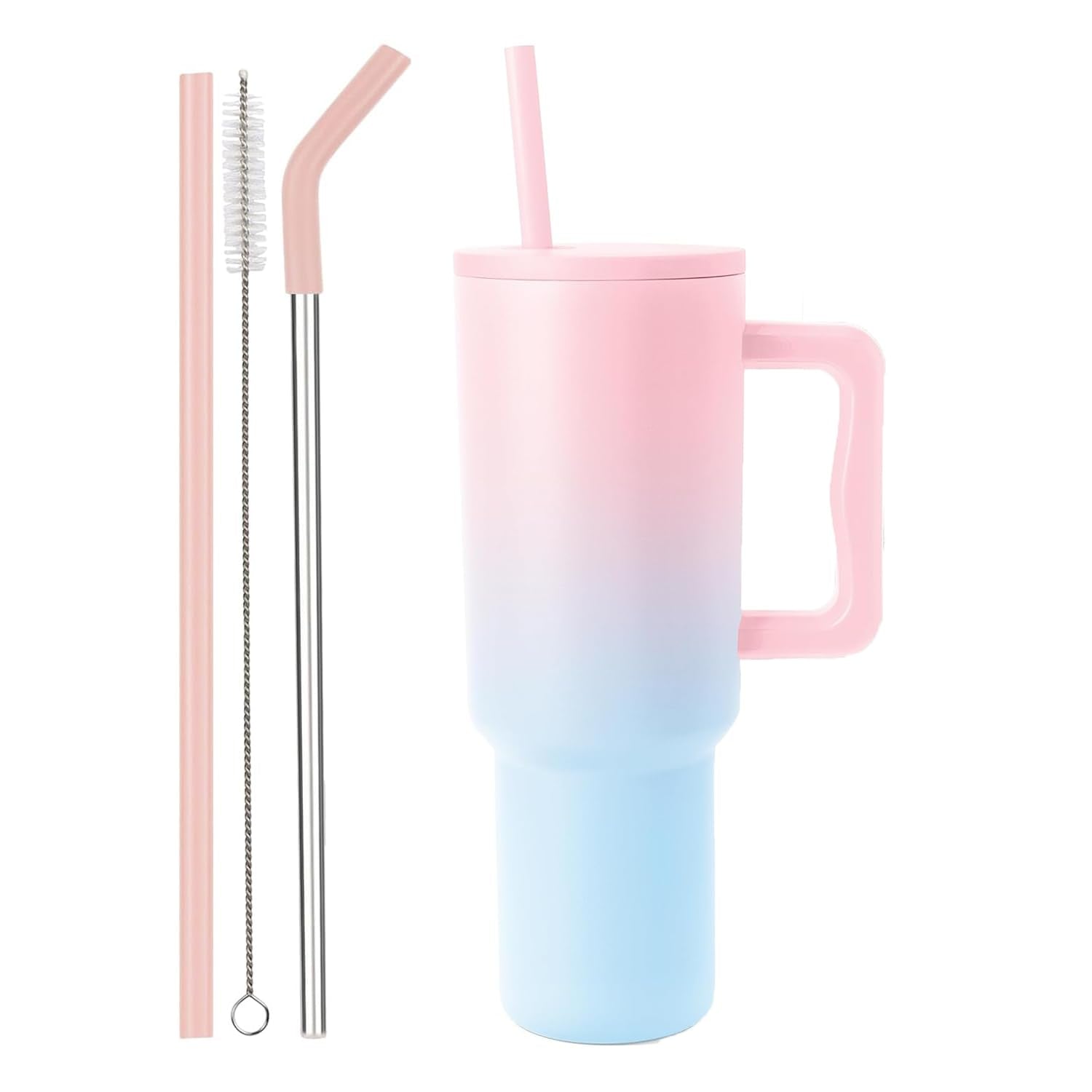 Personalised Quencher Stanley 1200 ML Double Wall Vacuum Tumbler With Straw & Straw Cleaner - The Gifting Era