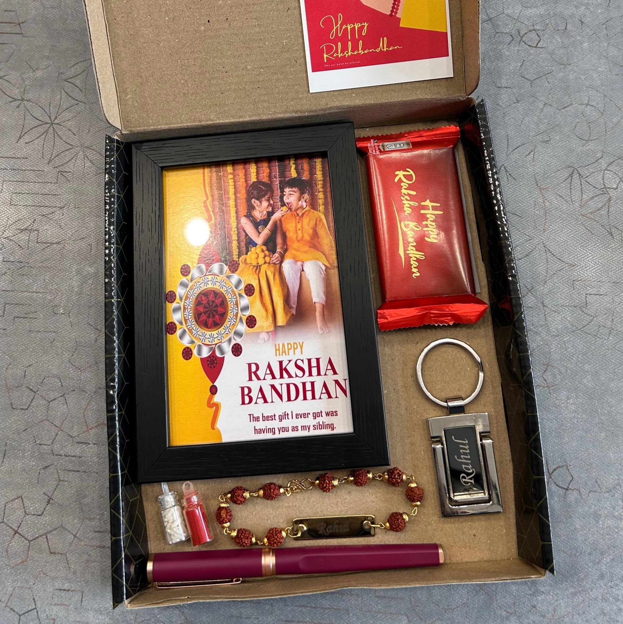 Personalised Rakhi Combo 6.0 - Raksha Bandhan Special - The Gifting Era