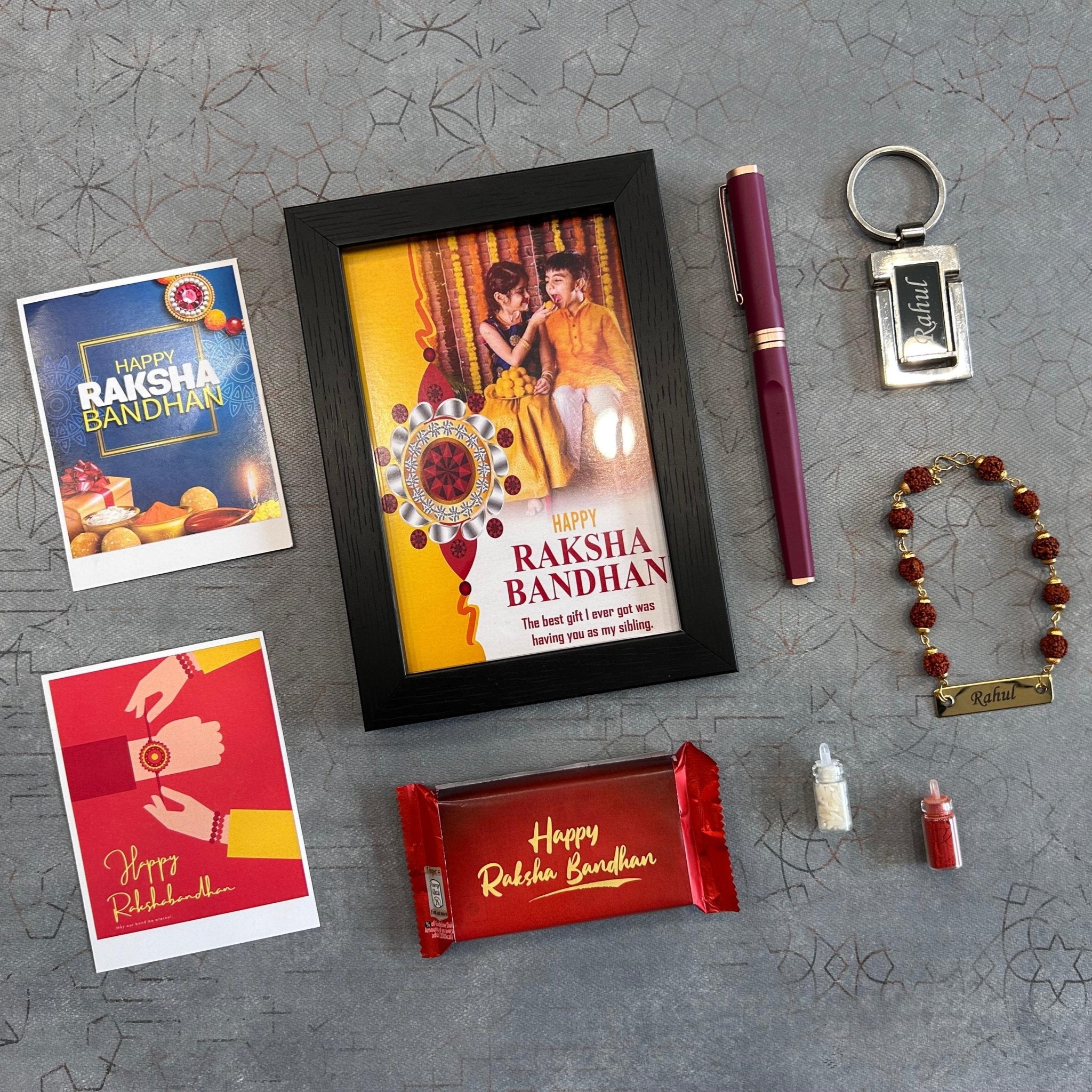 Personalised Rakhi Combo 6.0 - Raksha Bandhan Special - The Gifting Era
