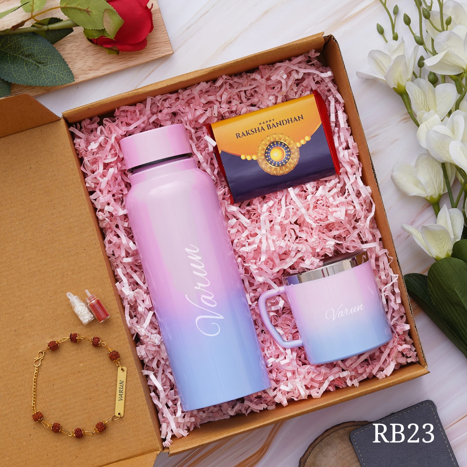 Personalised Raksha Bandhan Hamper - RB23 - Raksha Bandhan Special - The Gifting Era