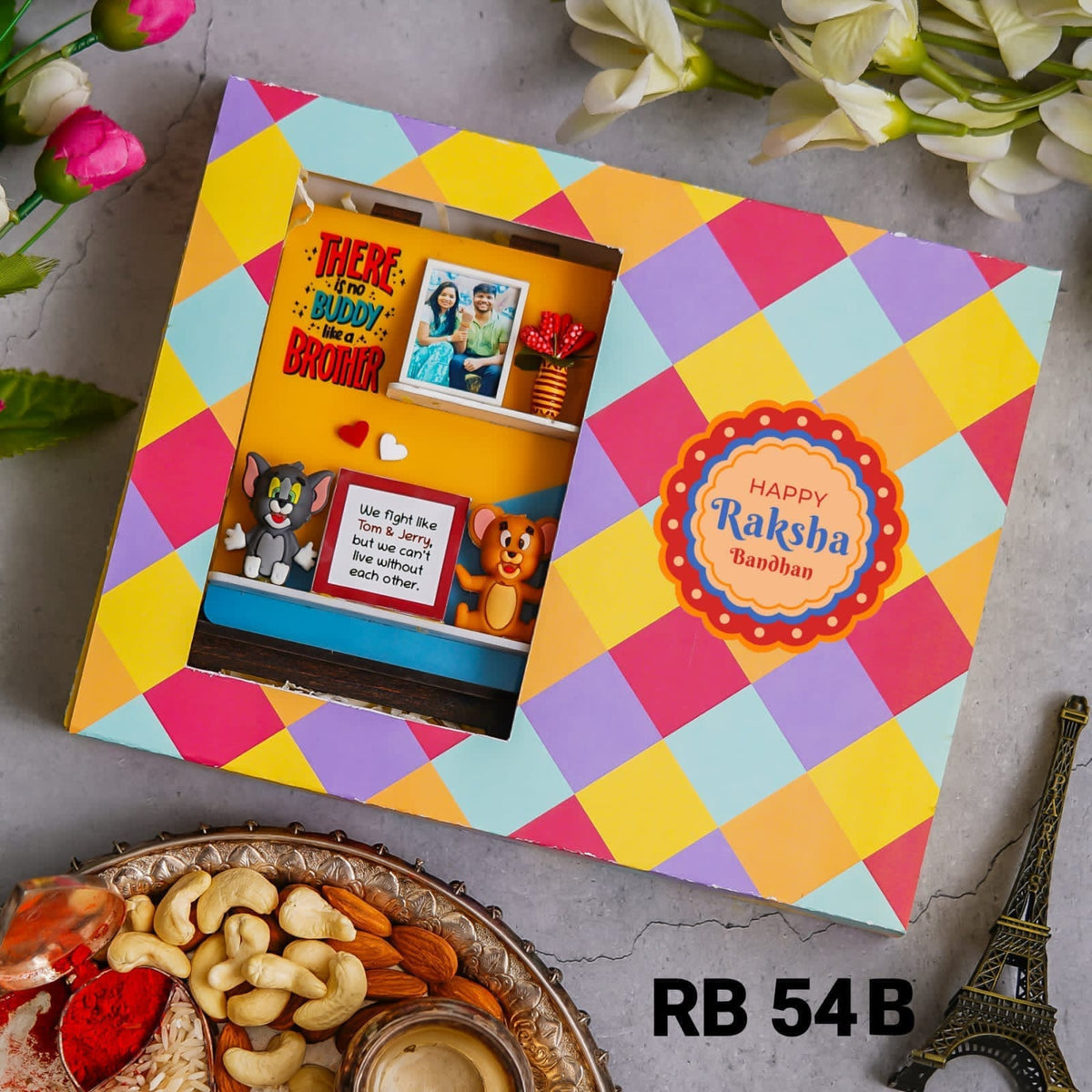 Personalised Raksha Bandhan Hamper - RB54 A/B - Raksha Bandhan Special - The Gifting Era