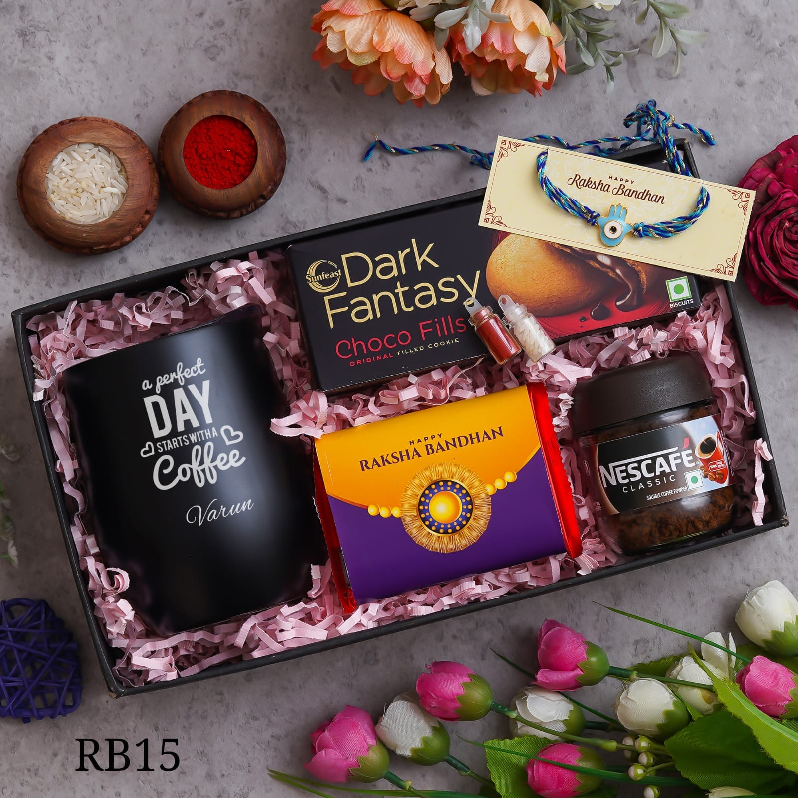 Personalised Raksha Bandhan Premium Hamper - RB15 - Raksha Bandhan Special - The Gifting Era