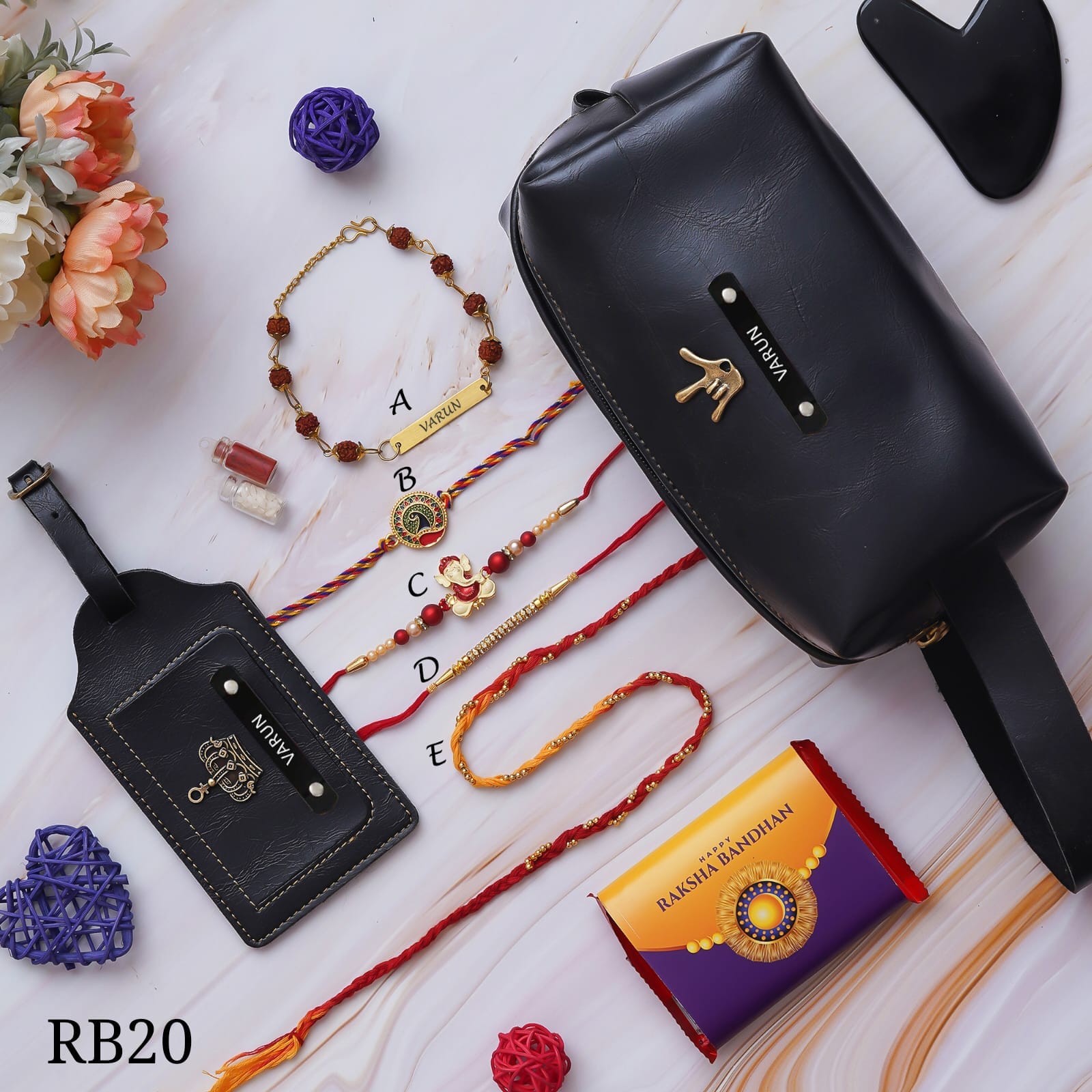 Personalised Raksha Bandhan Travel Combo - RB20 - Raksha Bandhan Special - The Gifting Era