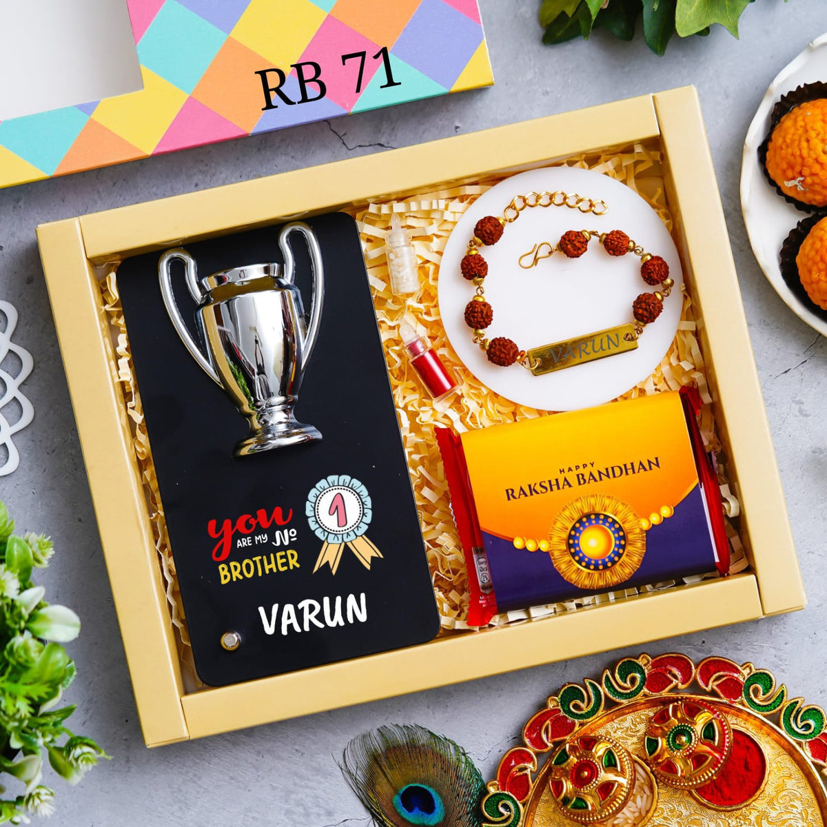 Personalised Rkasha Bandhan Hamper - RB71 - Raksha Bandhan Special - The Gifting Era