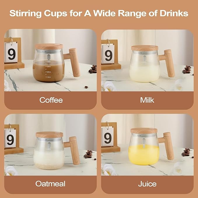 Personalised Self Stirring Smart Wireless Coffee Frother Mug (Free Name Personalisation) - The Gifting Era