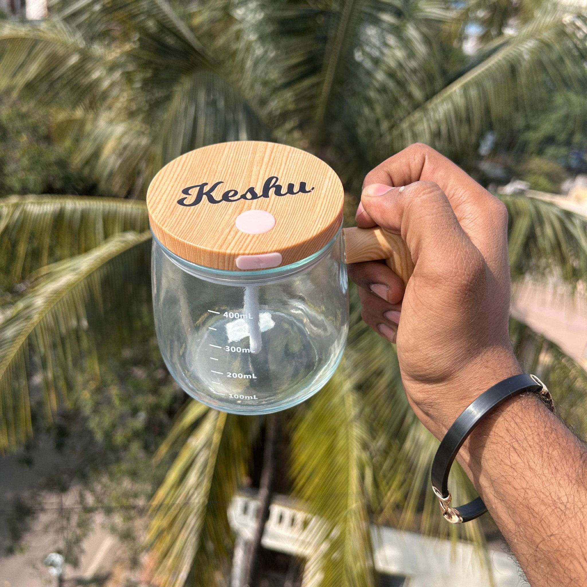 Personalised Self Stirring Smart Wireless Coffee Frother Mug (Free Name Personalisation) - The Gifting Era
