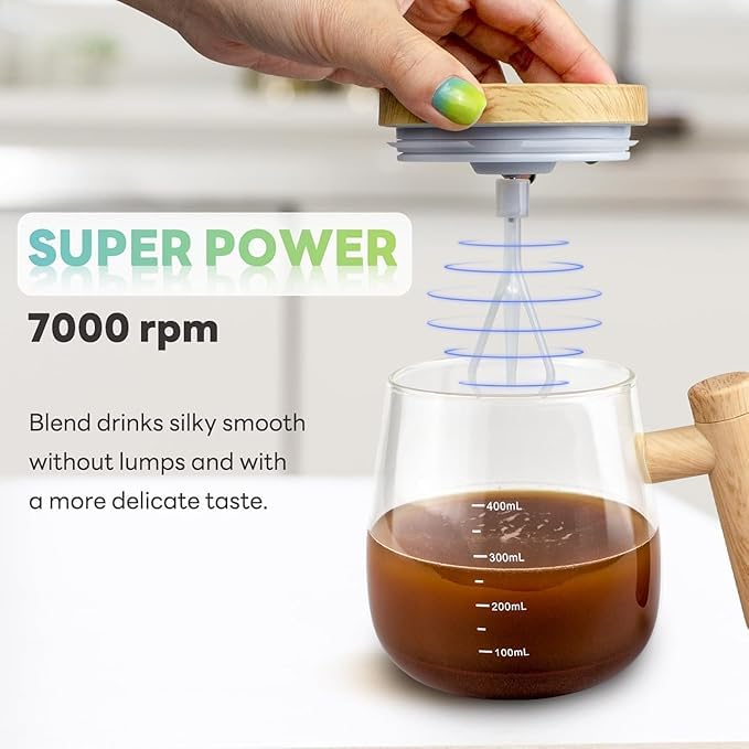 Personalised Self Stirring Smart Wireless Coffee Frother Mug (Free Name Personalisation) - The Gifting Era