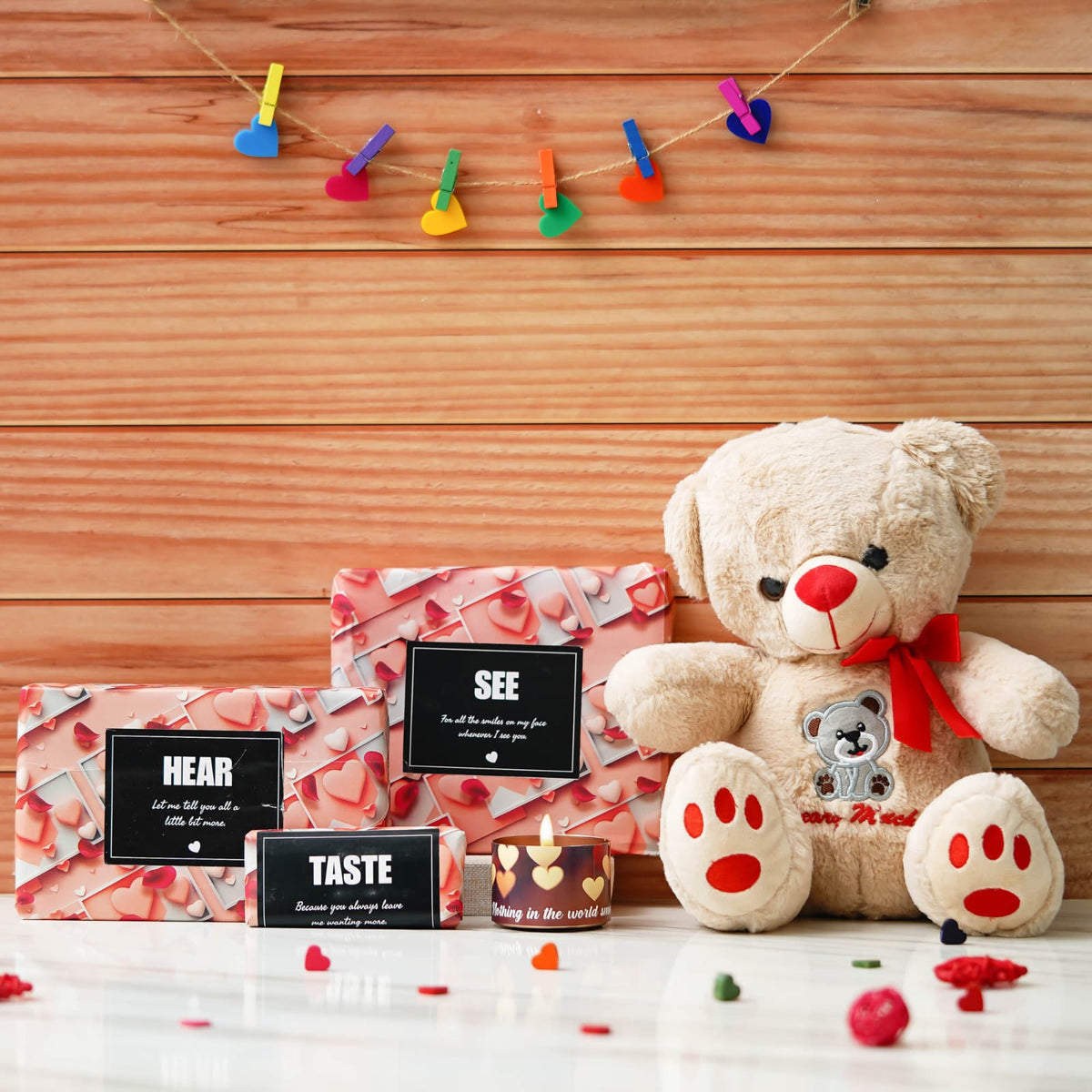Personalised Sensory Delight Valentines Gift Hamper - The Gifting Era