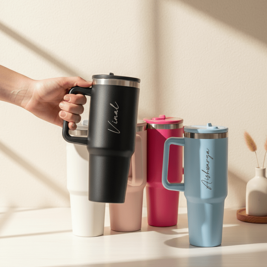 Personalised Stanley 1200 ML Vacuum Insulated Sipper Tumbler - The Gifting Era