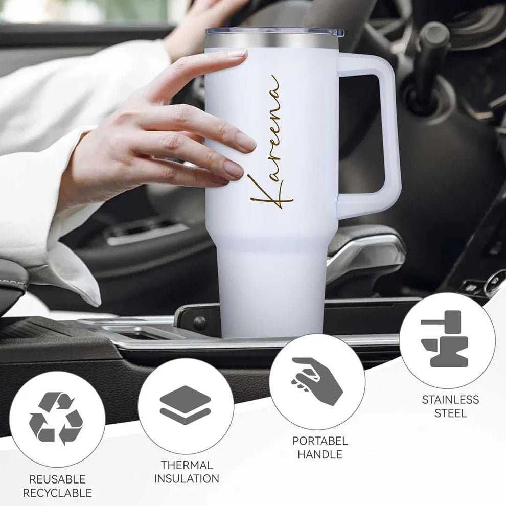 Personalised Stanley 1200 ML Vacuum Insulated Tumbler With Straw - The Gifting Era
