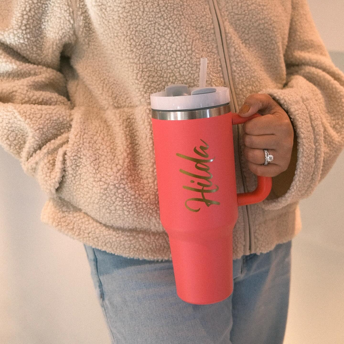 Personalised Stanley 1200 ML Vacuum Insulated Tumbler With Straw - The Gifting Era