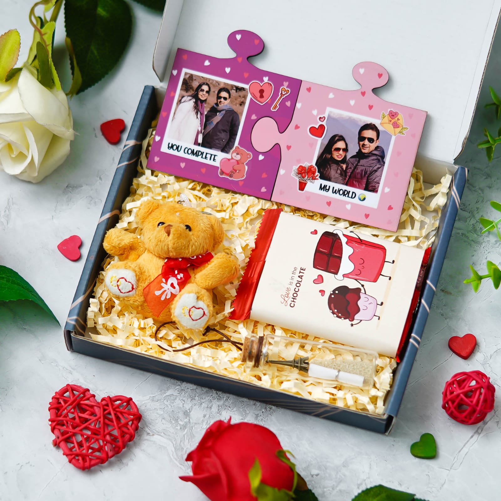 Personalised Sweet Memories Kit Valentines Gift Hamper - The Gifting Era