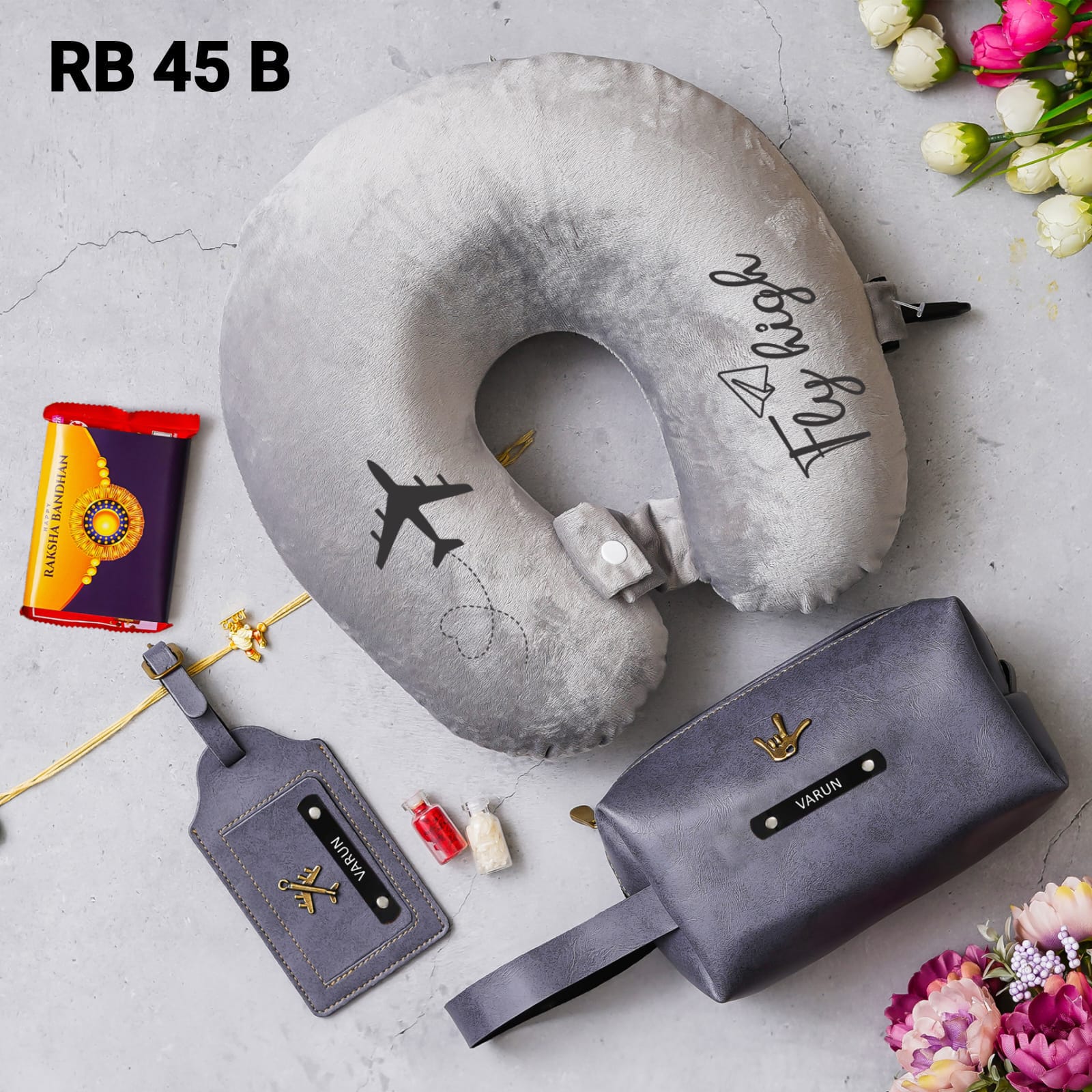 Personalised Travel Raksha Bandhan Combo - RB45 A/B - Raksha Bandhan Special - The Gifting Era