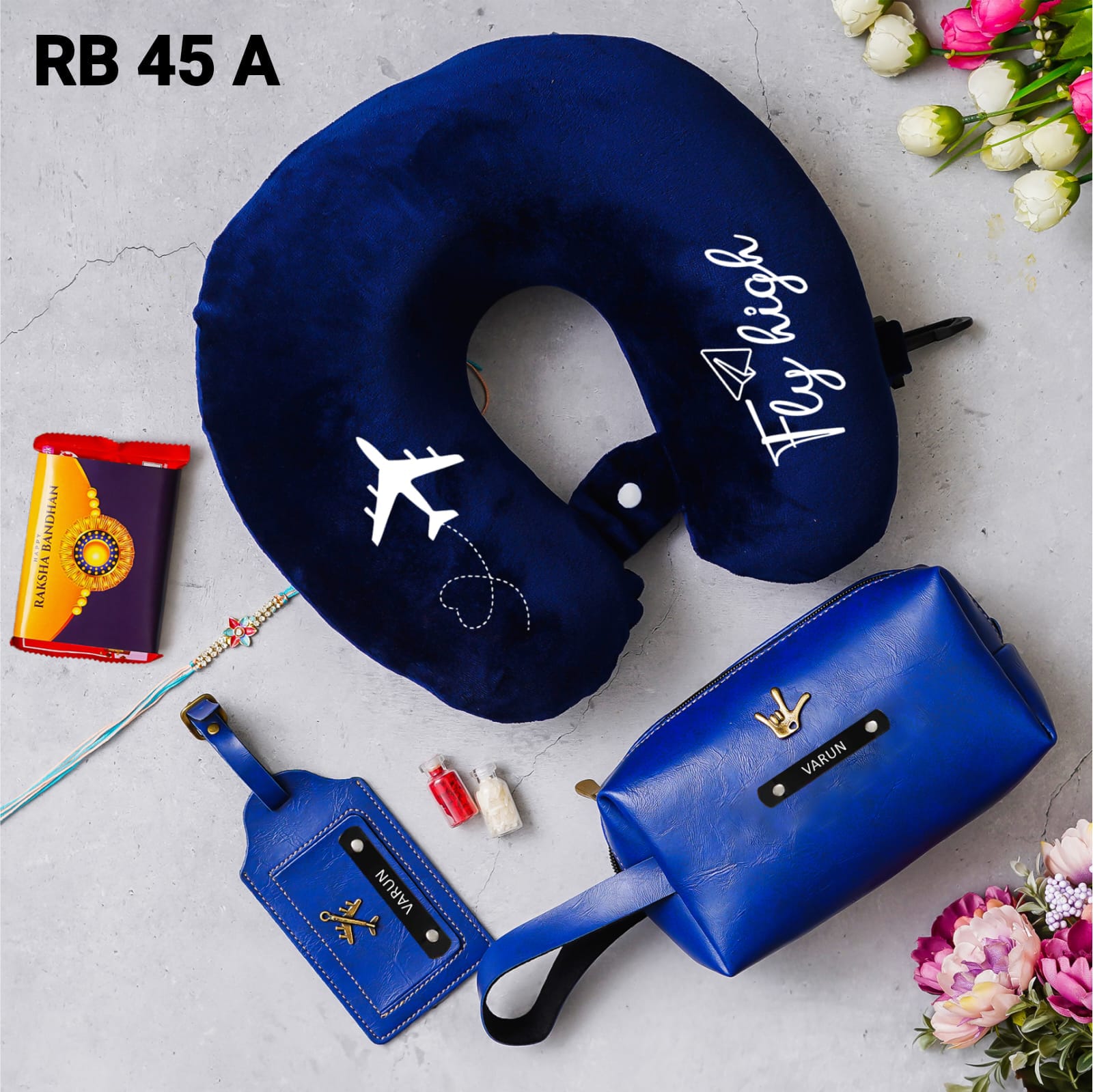 Personalised Travel Raksha Bandhan Combo - RB45 A/B - Raksha Bandhan Special - The Gifting Era