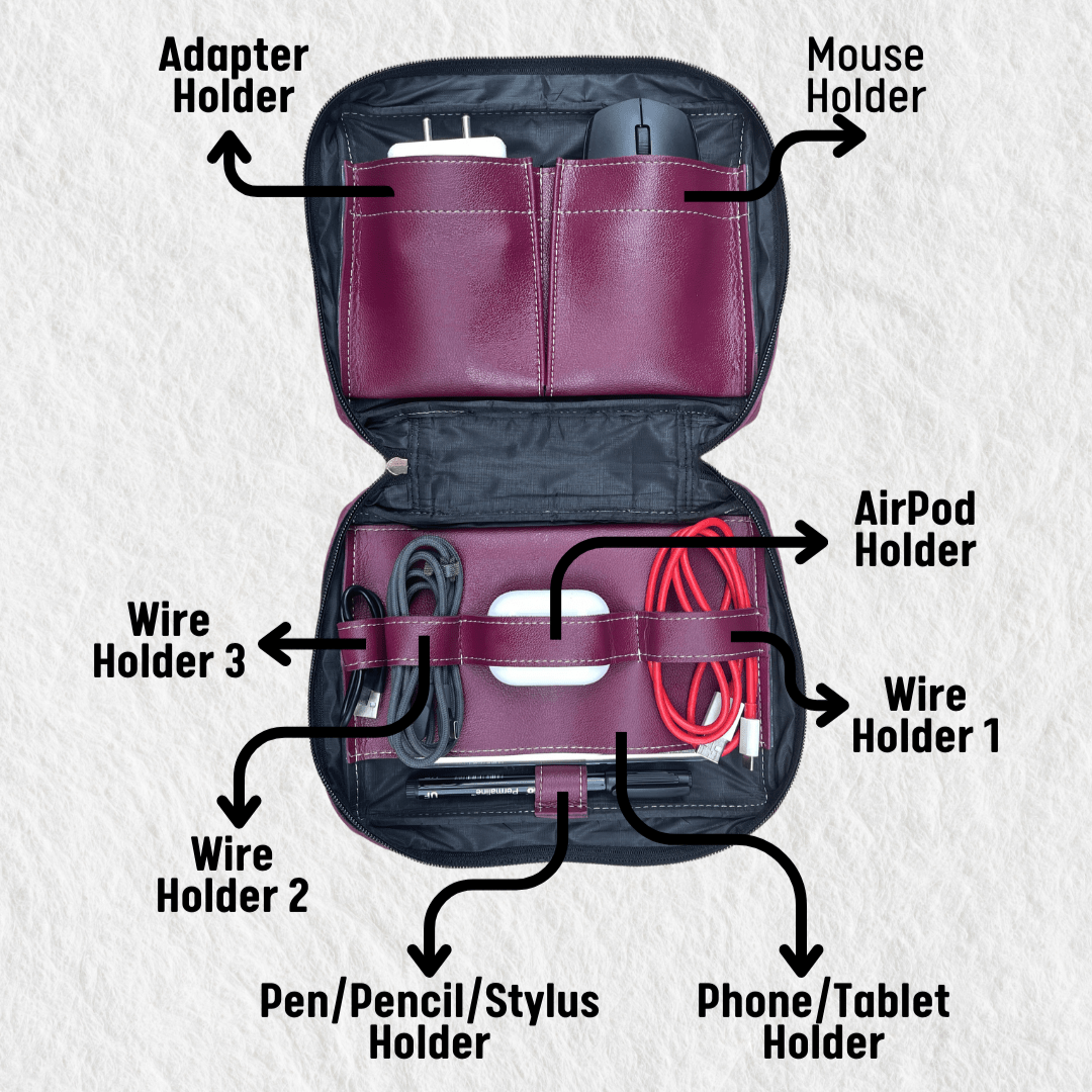 Personalised Travel Tech Organiser - TTO - The Gifting Era