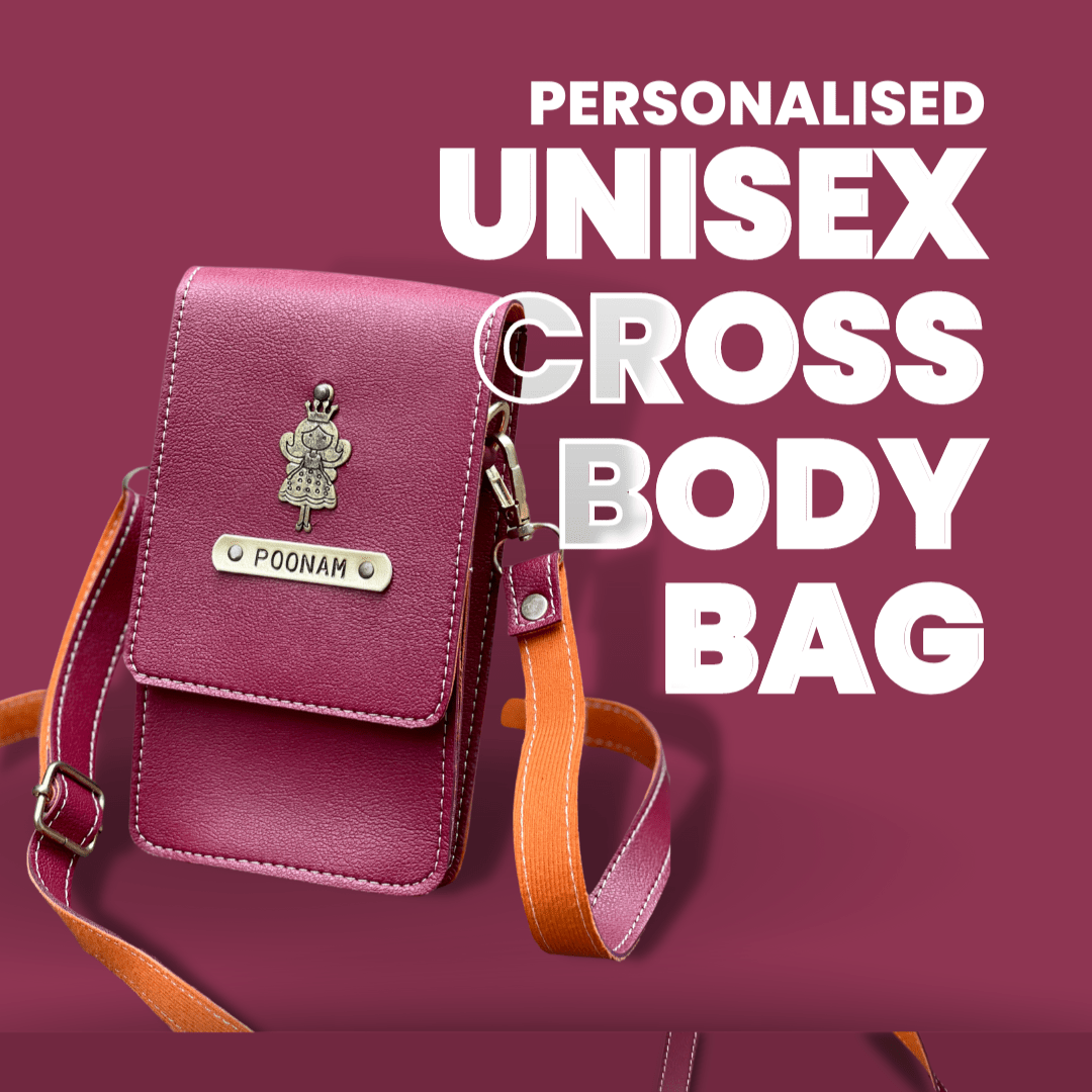 Personalised Unisex Cross Body Bag 1.0 - UCBB1 - The Gifting Era