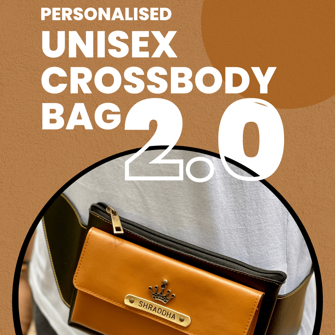 Personalised Unisex Cross Body Bag 2.0 - UCBB2 - The Gifting Era