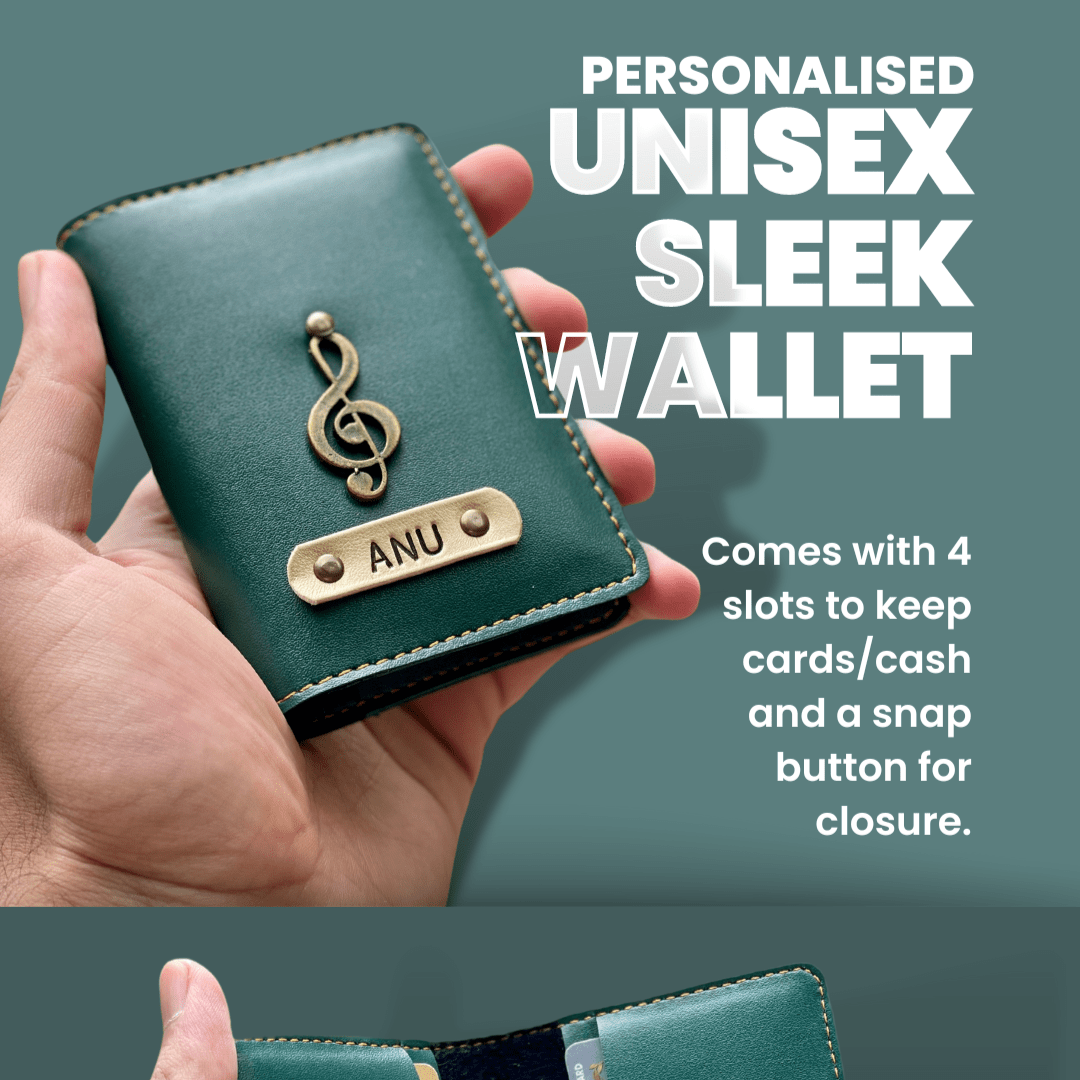 Personalised Unisex Sleek Wallet - USW - The Gifting Era