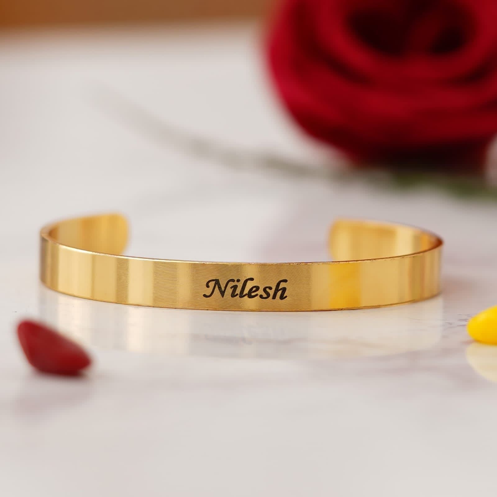 Personalised Unisex Stainless Steel Adjustable Kada - The Gifting Era