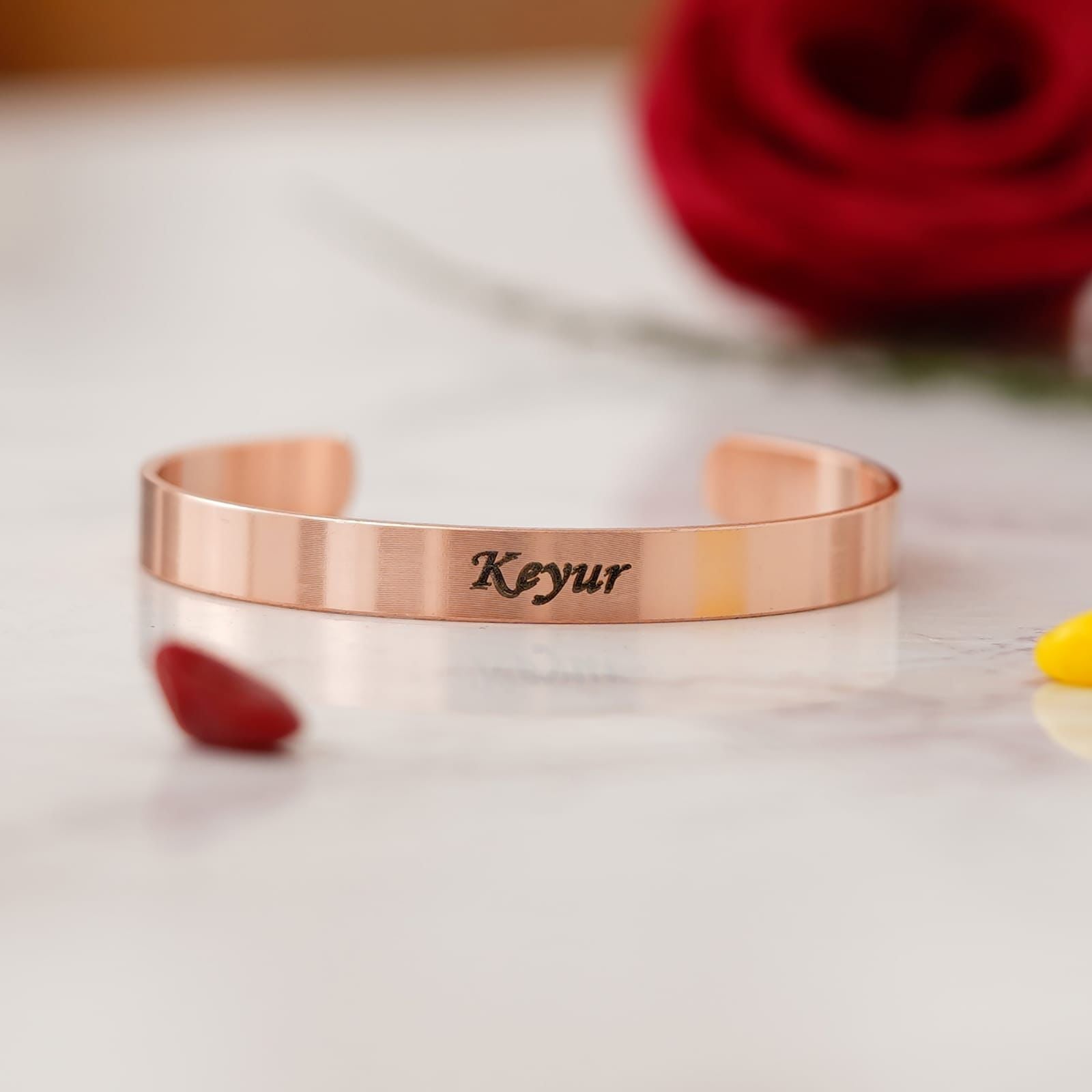 Personalised Unisex Stainless Steel Adjustable Kada - The Gifting Era